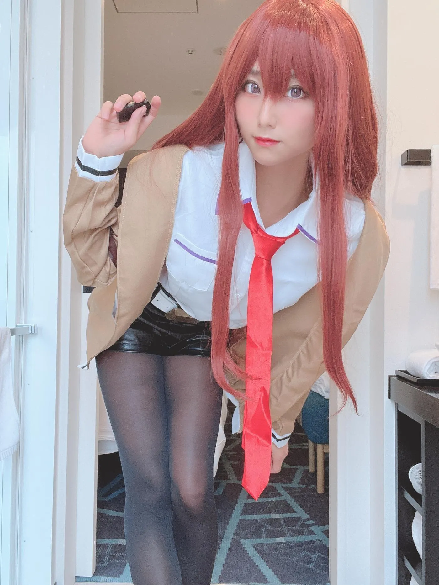 柳丸 – NO.13 [Fantia] 2022年10月写真合集(15期)-2022-10-15 牧瀬紅莉栖の装い [77P]插图