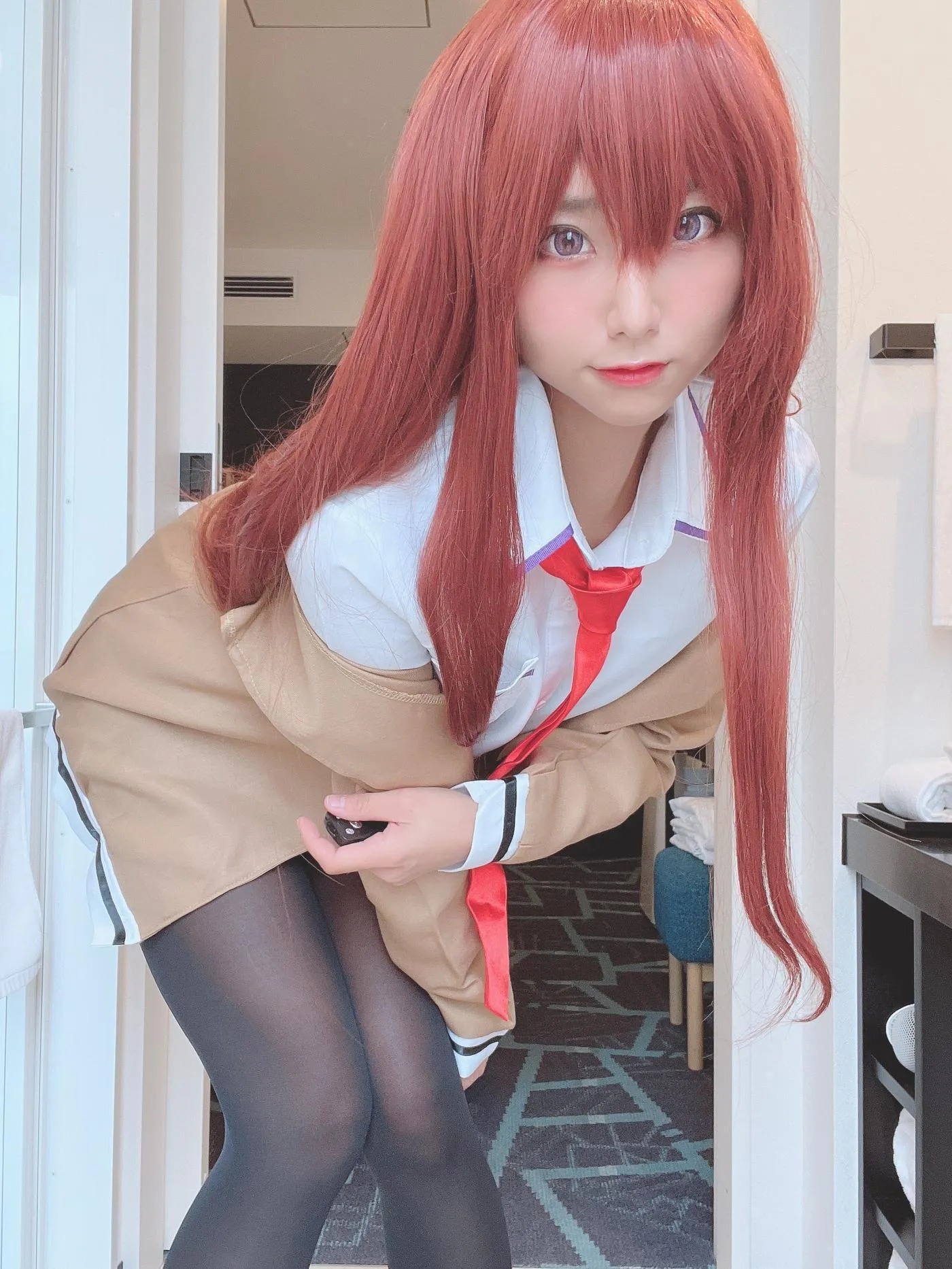 柳丸 – NO.13 [Fantia] 2022年10月写真合集(15期)-2022-10-15 牧瀬紅莉栖の装い [77P]插图2