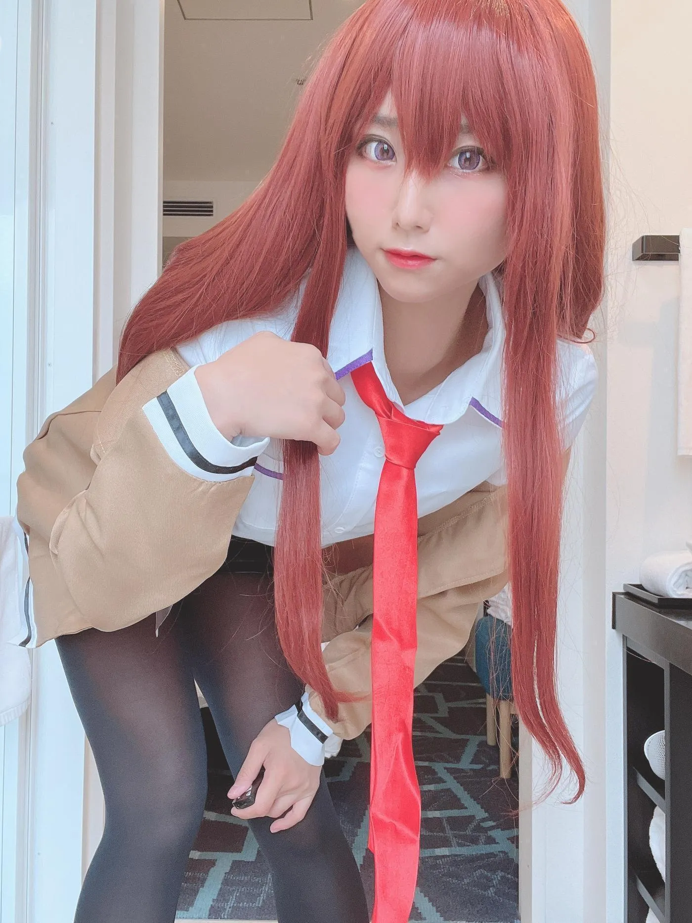 柳丸 – NO.13 [Fantia] 2022年10月写真合集(15期)-2022-10-15 牧瀬紅莉栖の装い [77P]插图3
