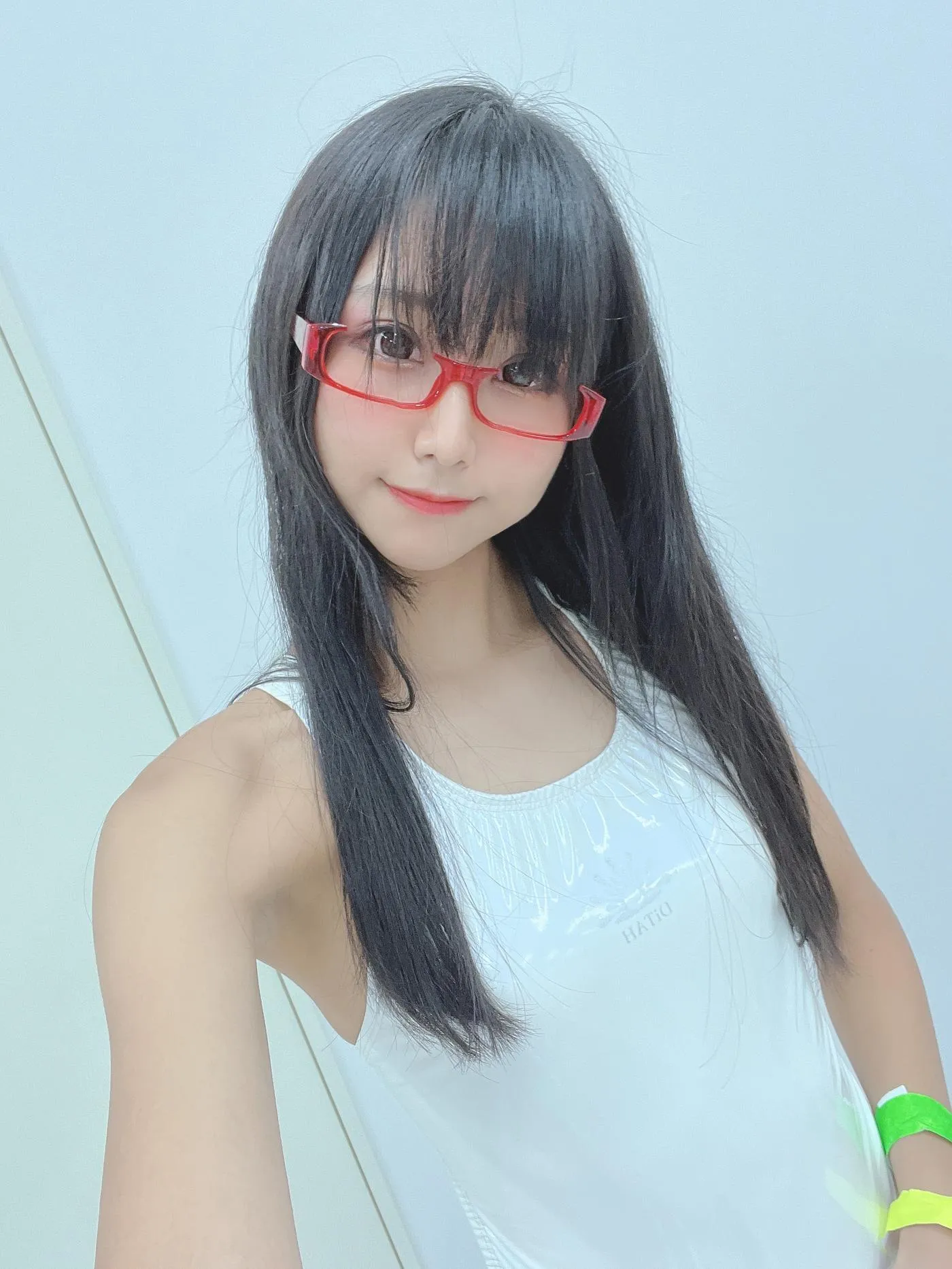 柳丸 – NO.13 [Fantia] 2022年10月写真合集(15期)-2022-10-25 白い競泳水着でメガネなヮィ [57P]插图4