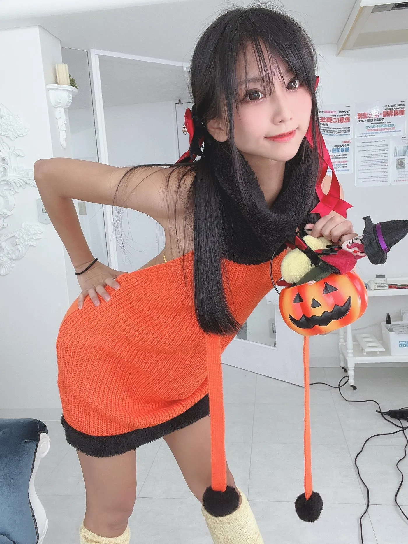 柳丸 – NO.13 [Fantia] 2022年10月写真合集(15期)-2022-10-31 ﾊﾛｳｨﾝｳｨﾝｳｨﾝ！?と11月カレンダー配布 [63P]插图6