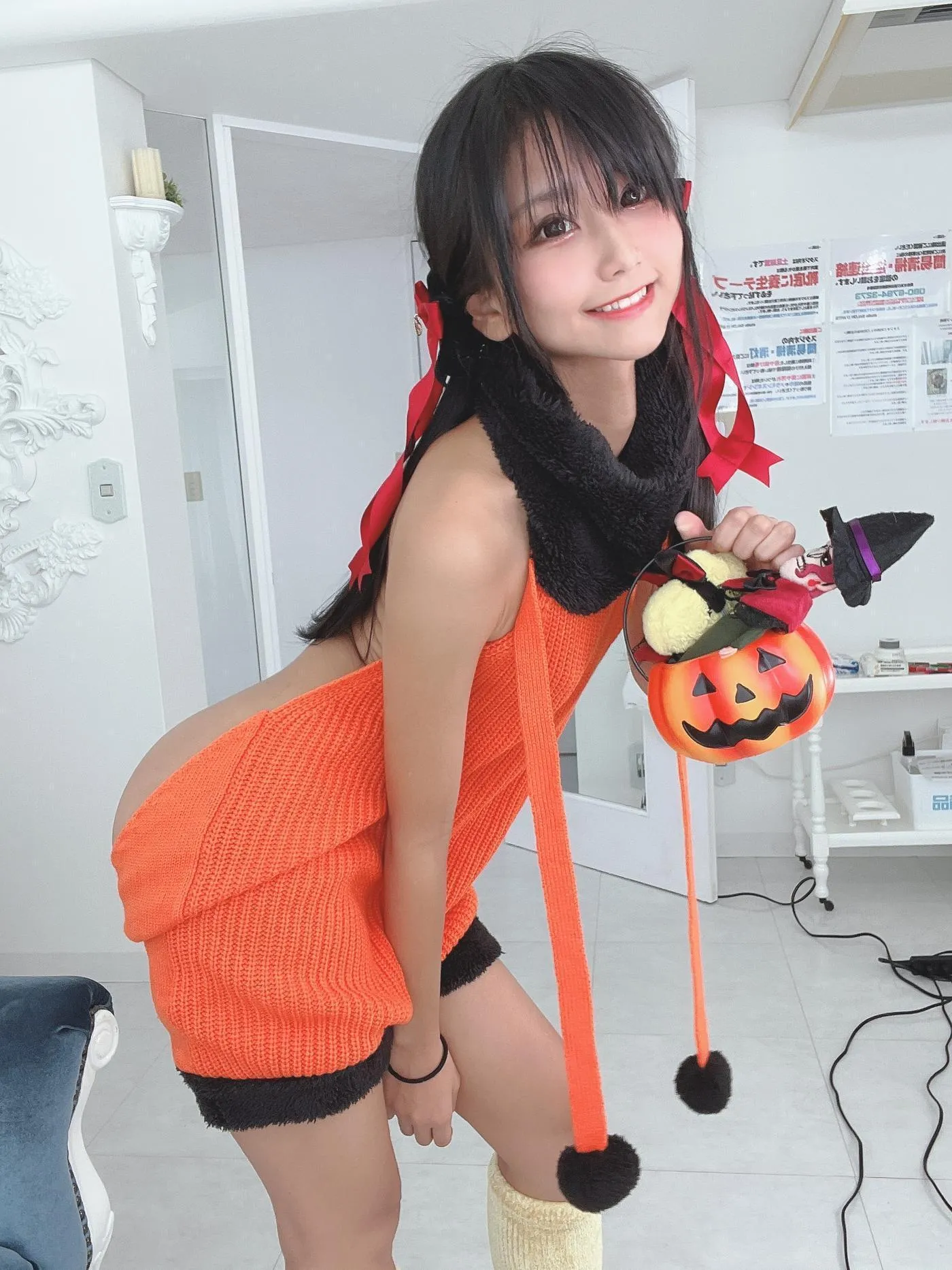 柳丸 – NO.13 [Fantia] 2022年10月写真合集(15期)-2022-10-31 ﾊﾛｳｨﾝｳｨﾝｳｨﾝ！?と11月カレンダー配布 [63P]插图7