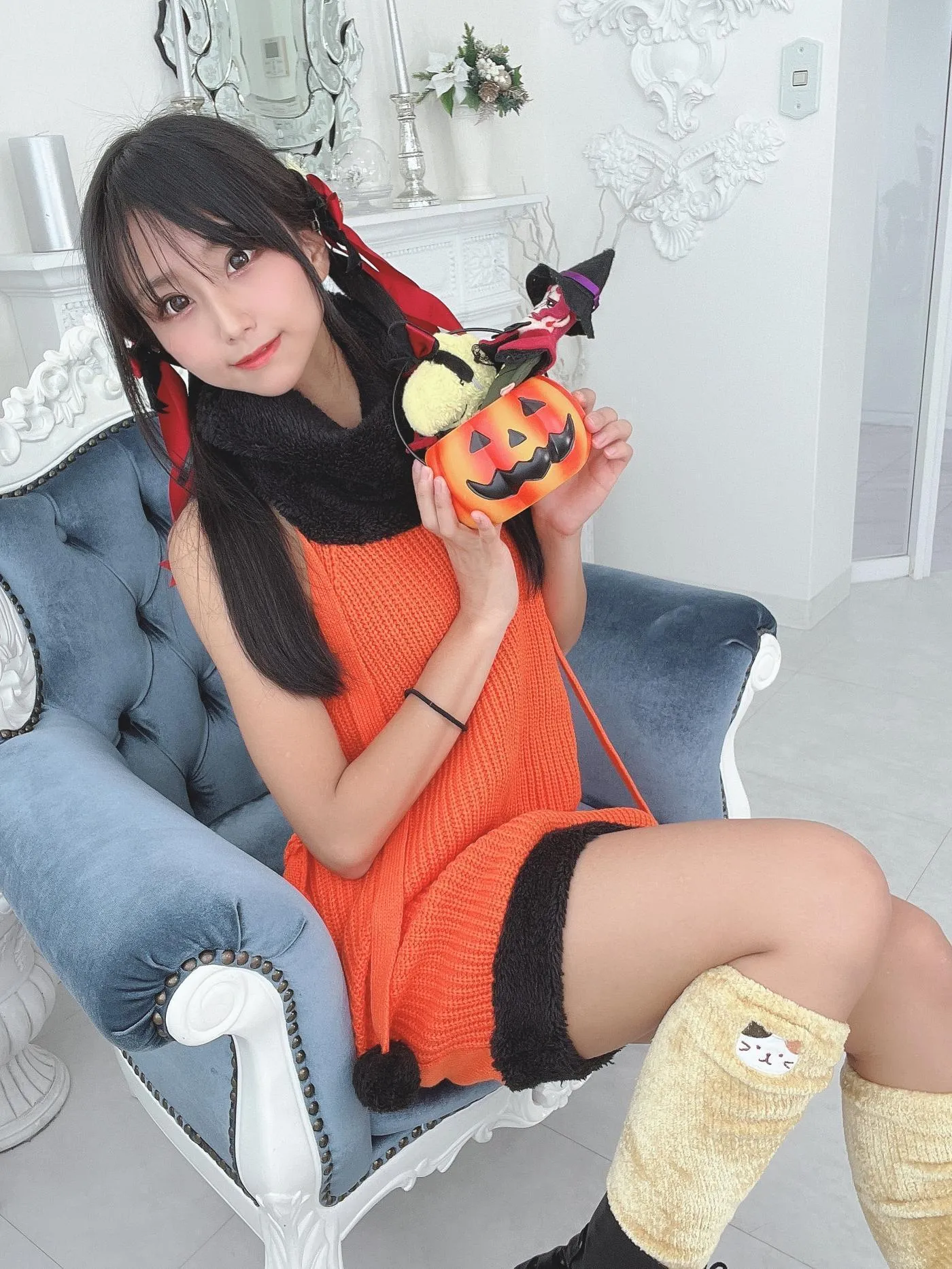 柳丸 – NO.13 [Fantia] 2022年10月写真合集(15期)-2022-10-31 ﾊﾛｳｨﾝｳｨﾝｳｨﾝ！?と11月カレンダー配布 [63P]插图2