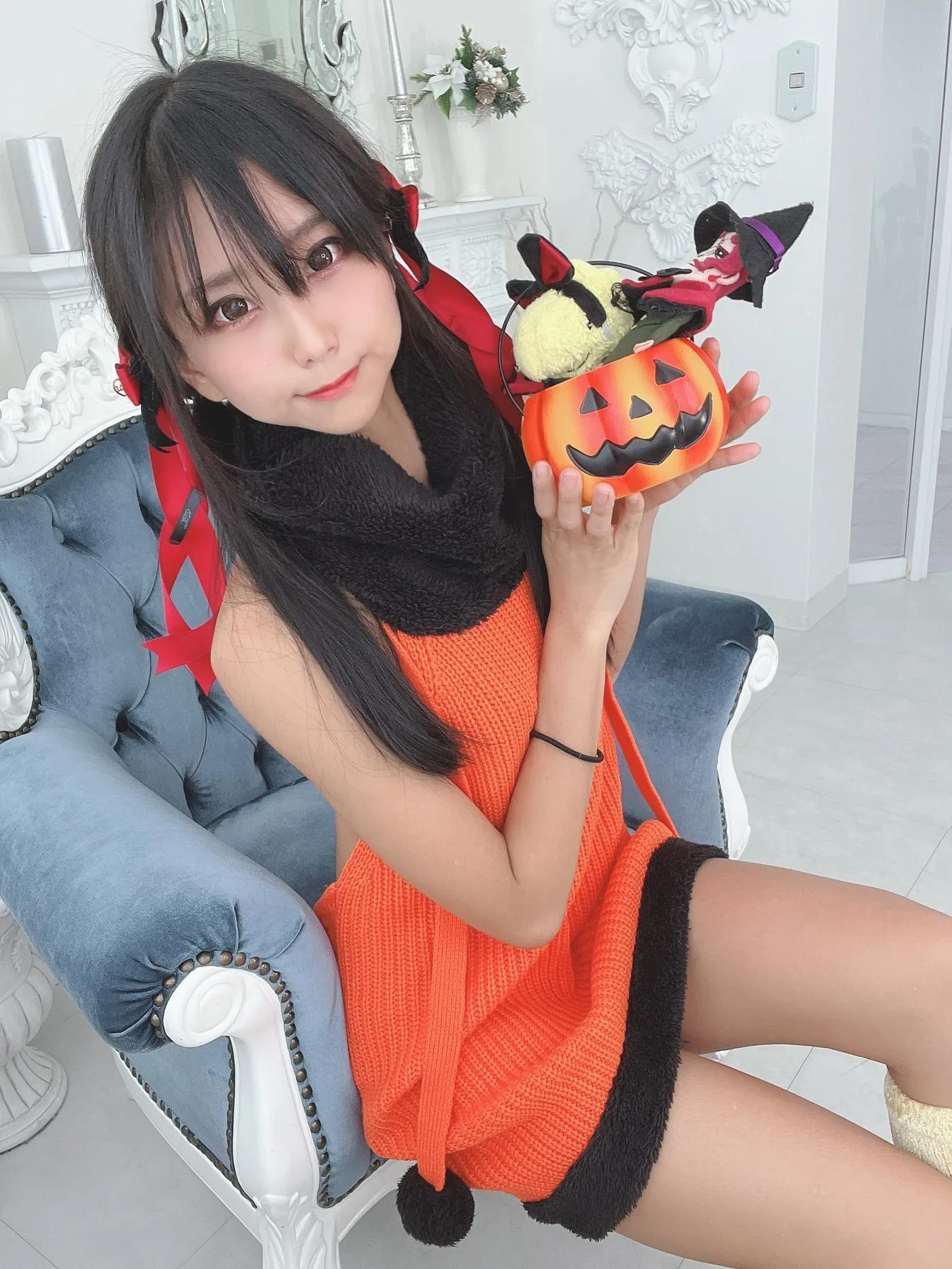 柳丸 – NO.13 [Fantia] 2022年10月写真合集(15期)-2022-10-31 ﾊﾛｳｨﾝｳｨﾝｳｨﾝ！?と11月カレンダー配布 [63P]插图3