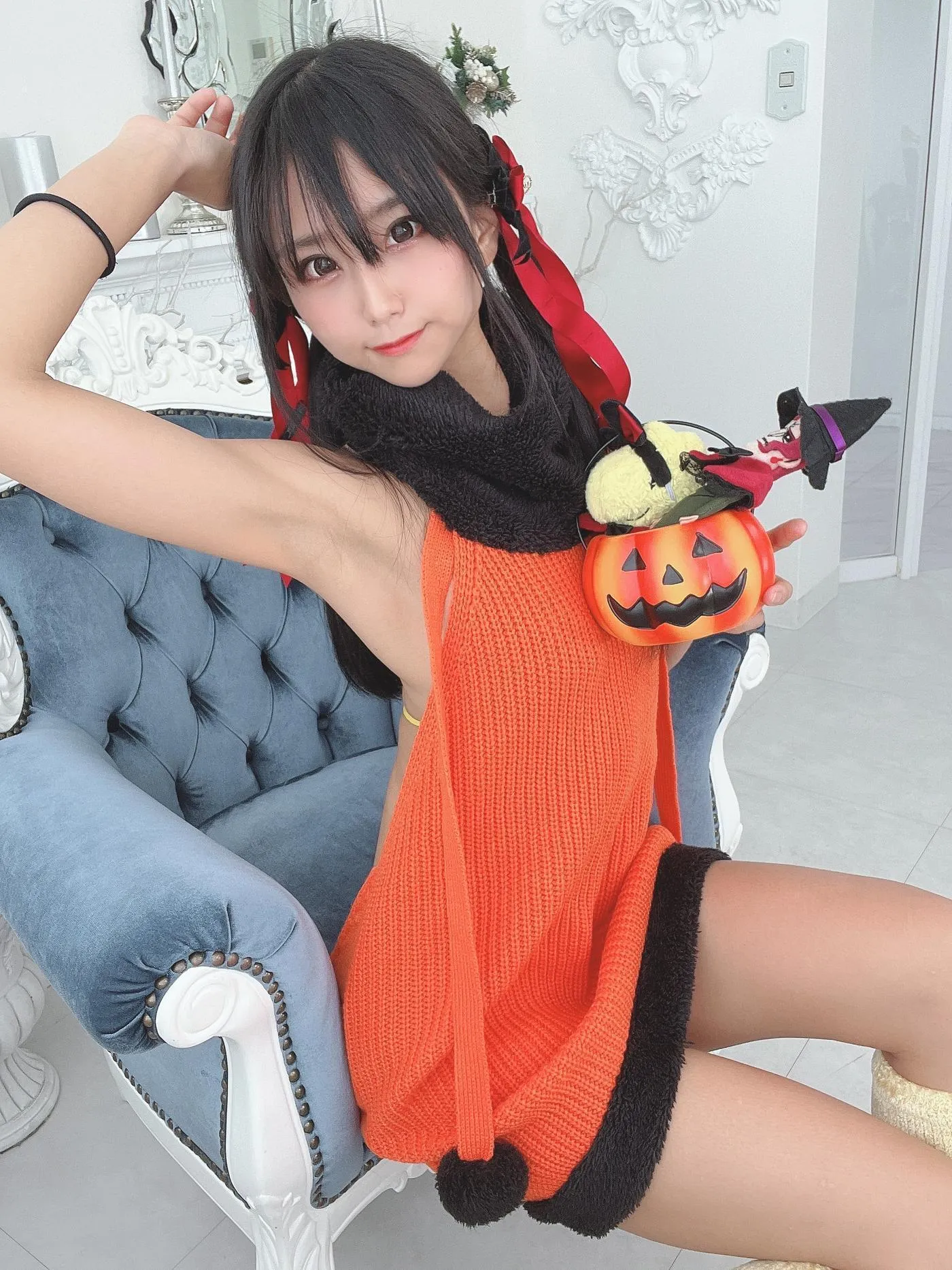 柳丸 – NO.13 [Fantia] 2022年10月写真合集(15期)-2022-10-31 ﾊﾛｳｨﾝｳｨﾝｳｨﾝ！?と11月カレンダー配布 [63P]插图4