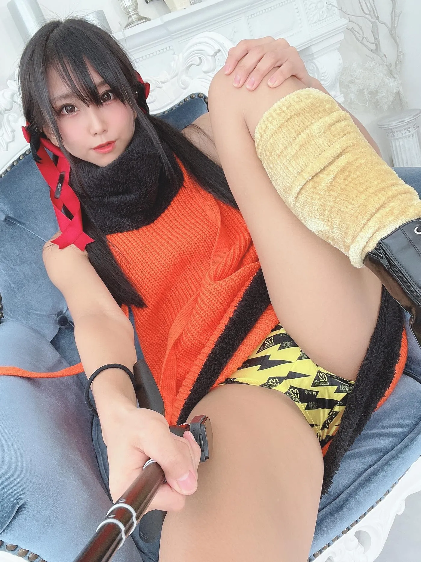 柳丸 – NO.13 [Fantia] 2022年10月写真合集(15期)-2022-10-31 ﾊﾛｳｨﾝｳｨﾝｳｨﾝ！?と11月カレンダー配布 [63P]插图2