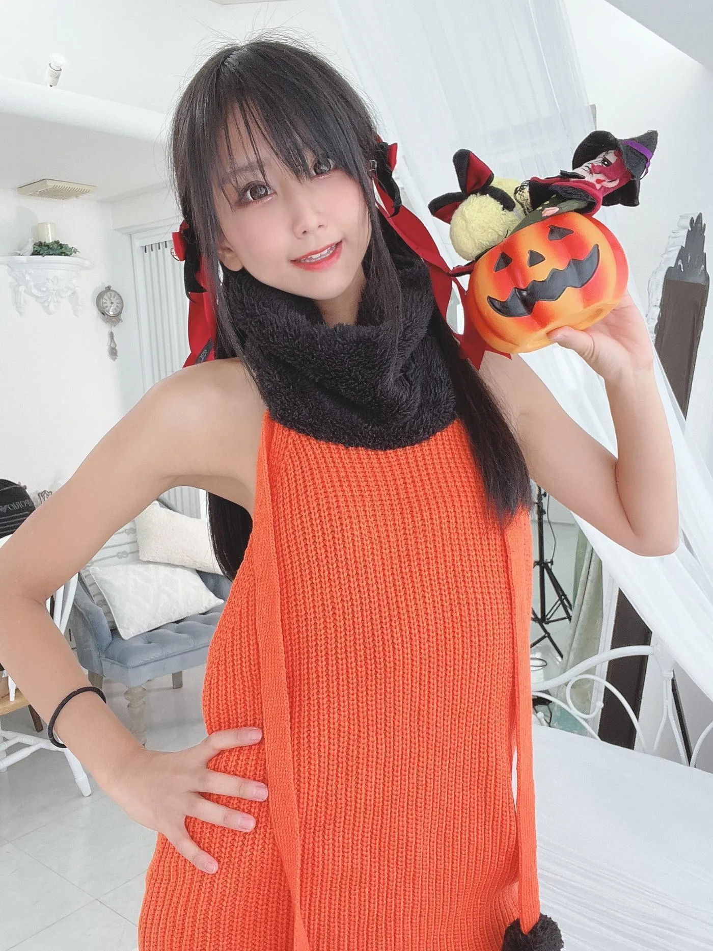 柳丸 – NO.13 [Fantia] 2022年10月写真合集(15期)-2022-10-31 ﾊﾛｳｨﾝｳｨﾝｳｨﾝ！?と11月カレンダー配布 [63P]插图4