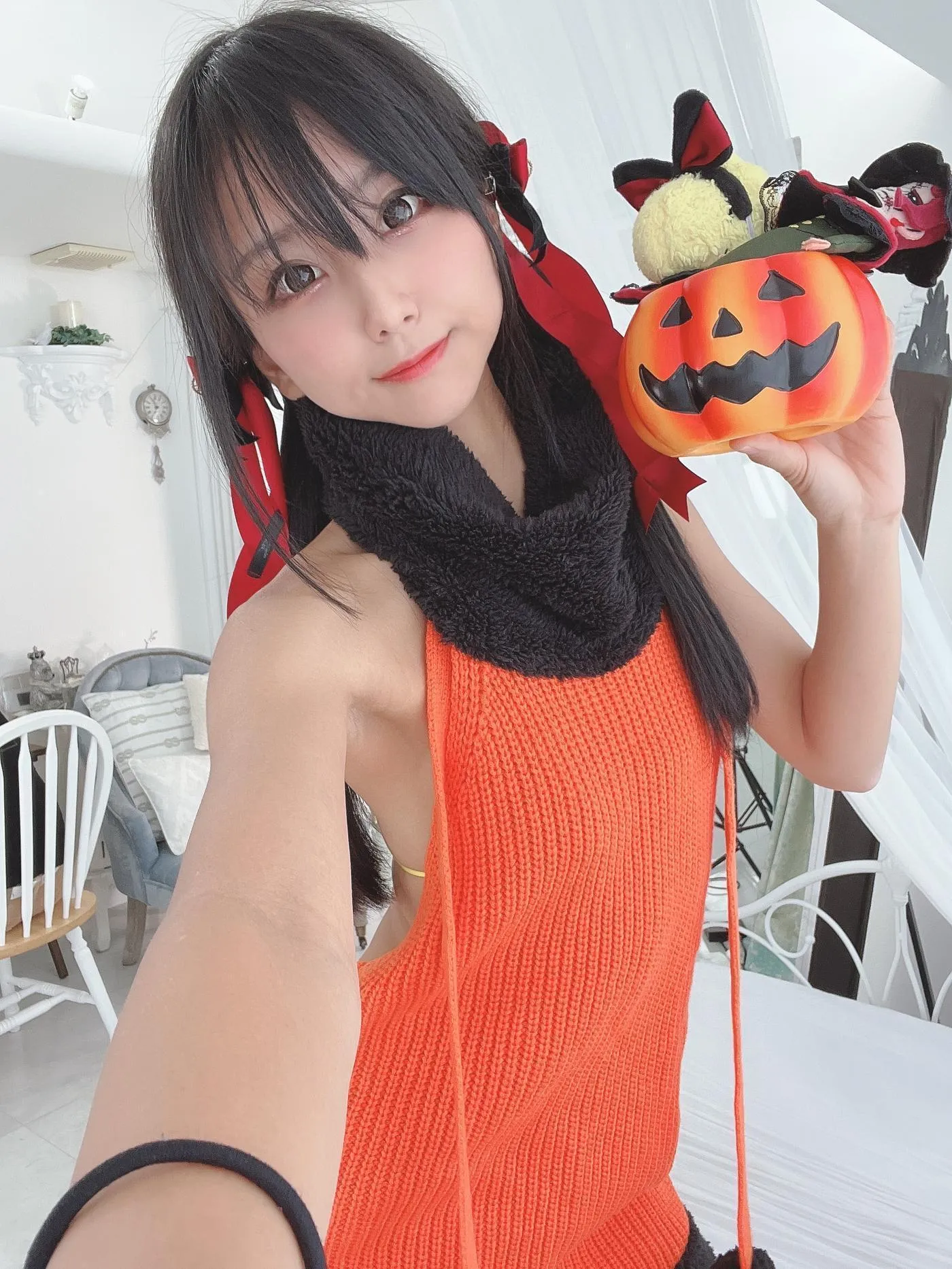 柳丸 – NO.13 [Fantia] 2022年10月写真合集(15期)-2022-10-31 ﾊﾛｳｨﾝｳｨﾝｳｨﾝ！?と11月カレンダー配布 [63P]插图5