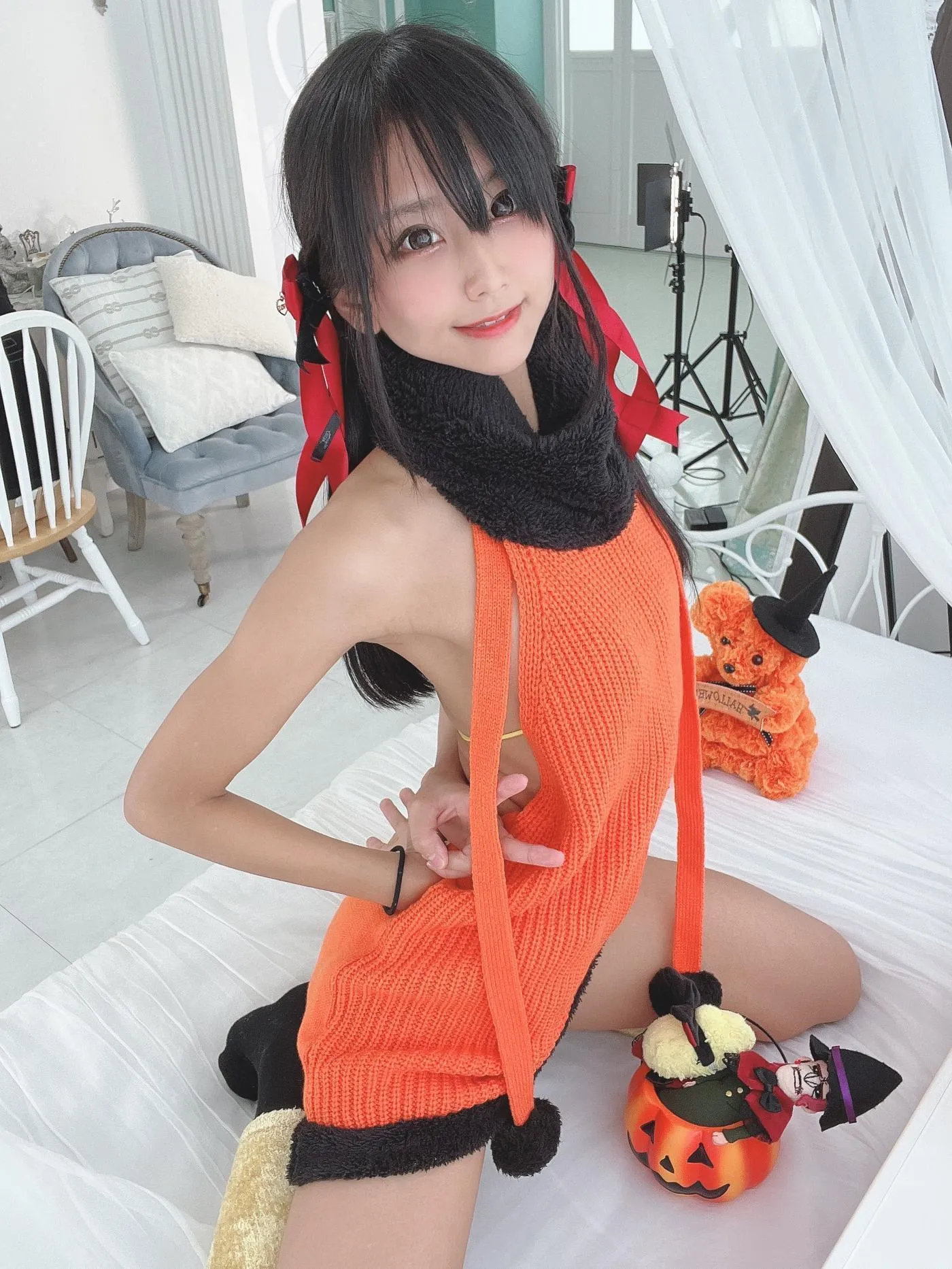 柳丸 – NO.13 [Fantia] 2022年10月写真合集(15期)-2022-10-31 ﾊﾛｳｨﾝｳｨﾝｳｨﾝ！?と11月カレンダー配布 [63P]插图2
