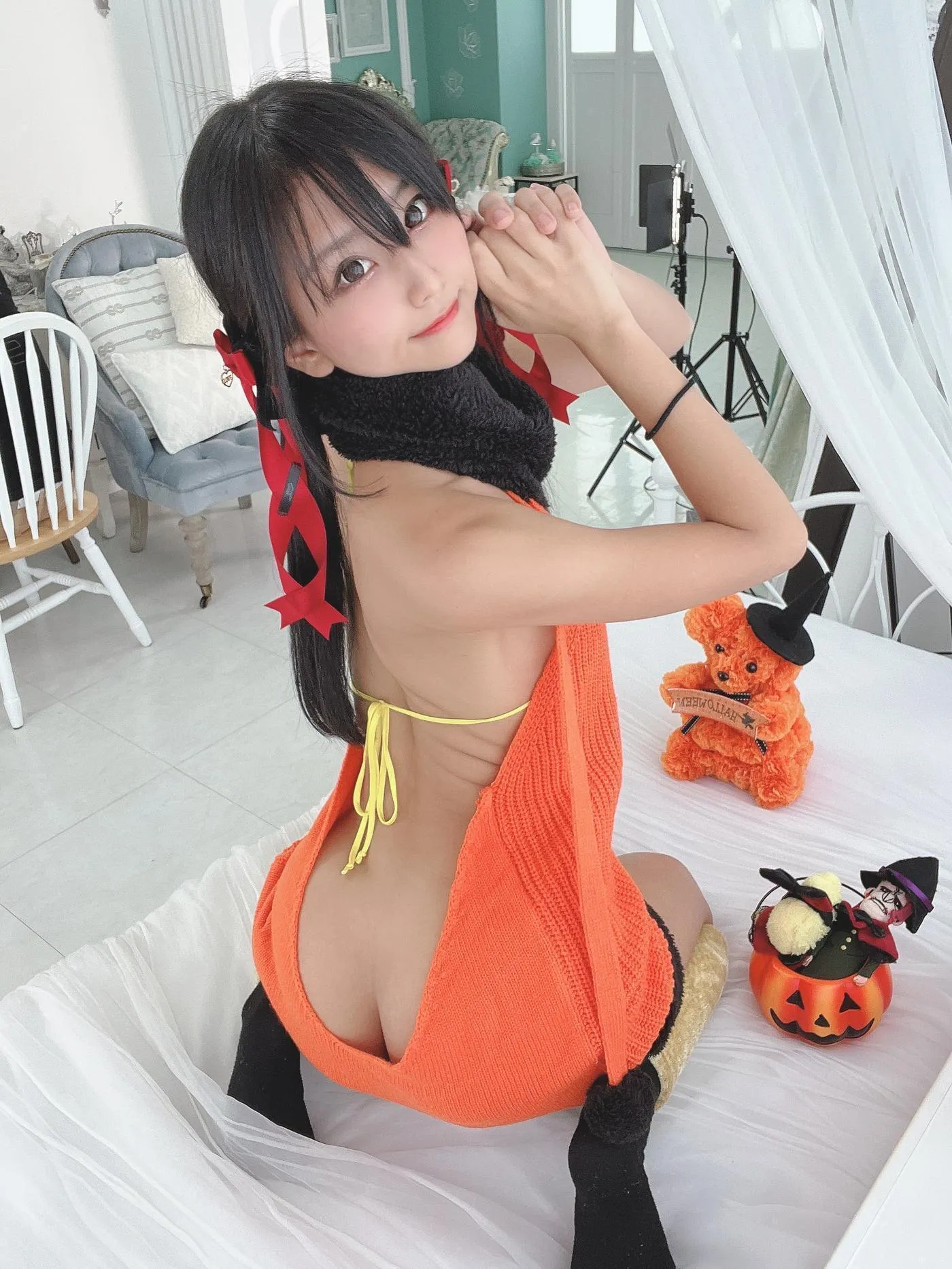 柳丸 – NO.13 [Fantia] 2022年10月写真合集(15期)-2022-10-31 ﾊﾛｳｨﾝｳｨﾝｳｨﾝ！?と11月カレンダー配布 [63P]插图4