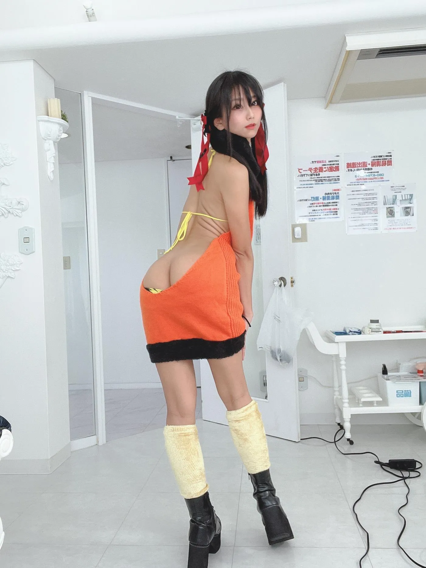 柳丸 – NO.13 [Fantia] 2022年10月写真合集(15期)-2022-10-31 ﾊﾛｳｨﾝｳｨﾝｳｨﾝ！?と11月カレンダー配布 [63P]插图6