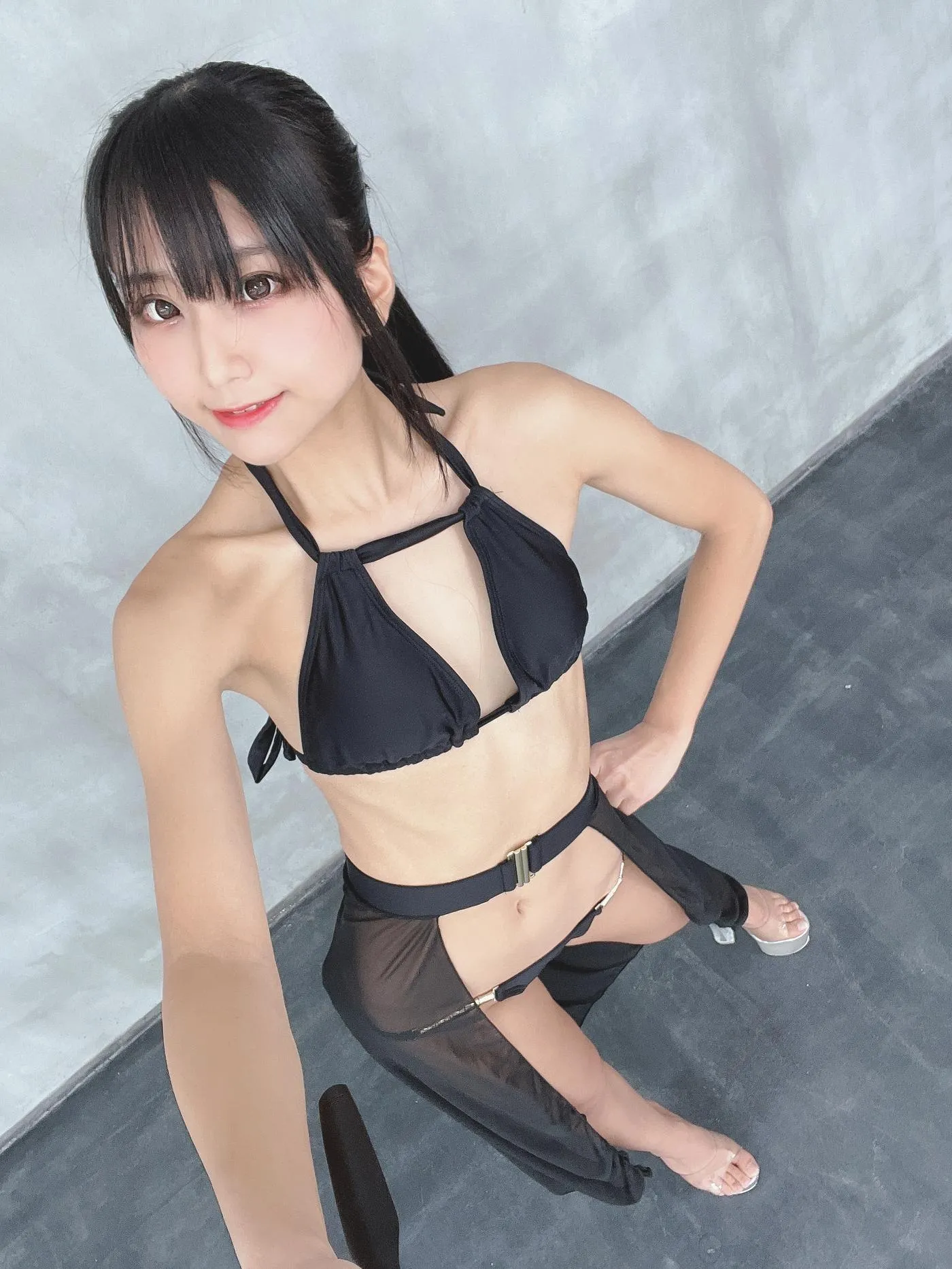 柳丸 – NO.14 [Fantia] 2022年10月写真合集(15期)-2022-11-04 かっこいい黒ビキニ [32P]插图1