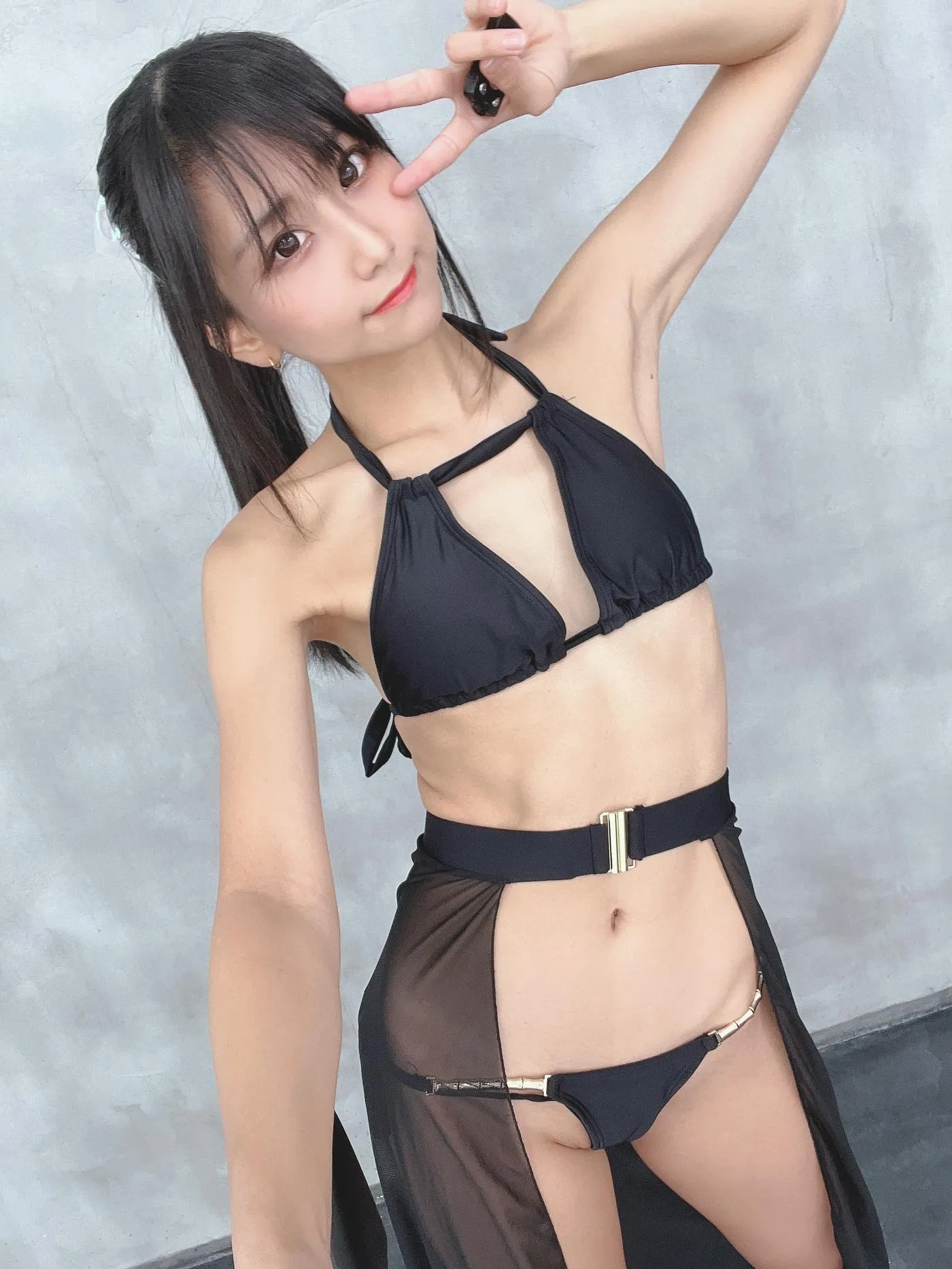 柳丸 – NO.14 [Fantia] 2022年10月写真合集(15期)-2022-11-04 かっこいい黒ビキニ [32P]插图4