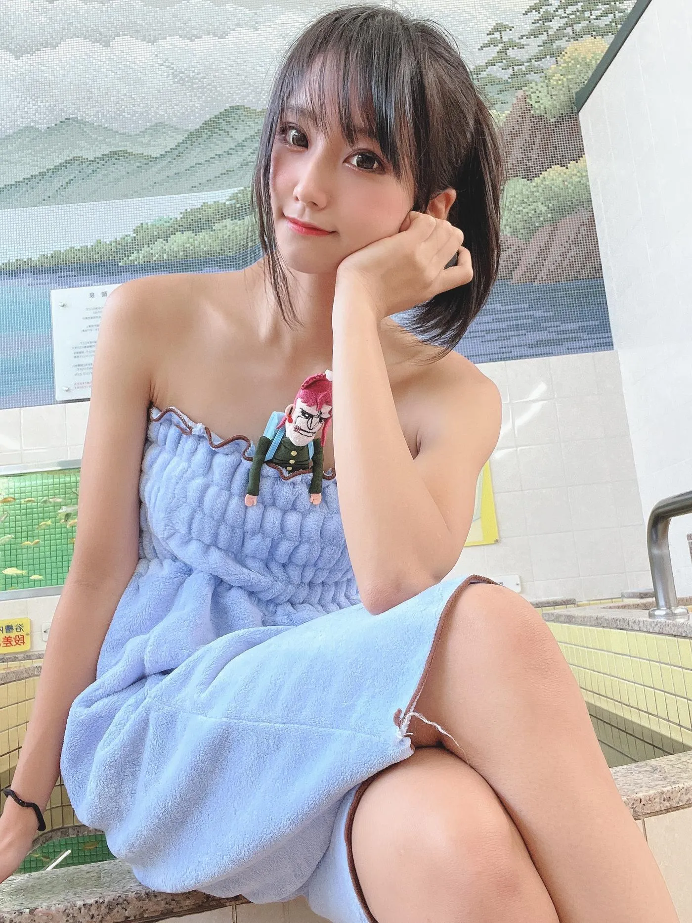 柳丸 – NO.14 [Fantia] 2022年10月写真合集(15期)-2022-11-11 銭湯でタオル巻き柳丸♨️ [33P]插图5
