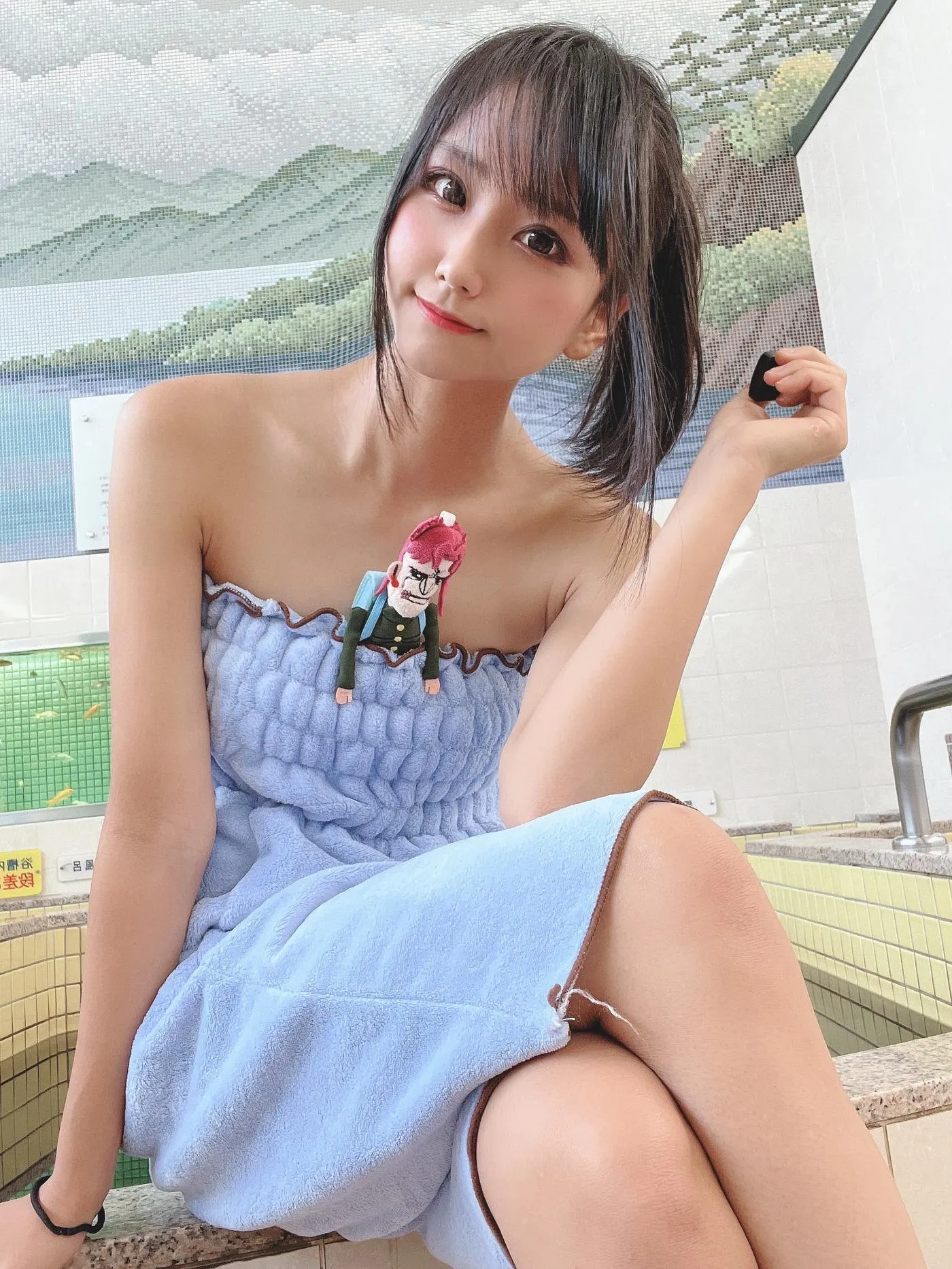 柳丸 – NO.14 [Fantia] 2022年10月写真合集(15期)-2022-11-11 銭湯でタオル巻き柳丸♨️ [33P]插图6