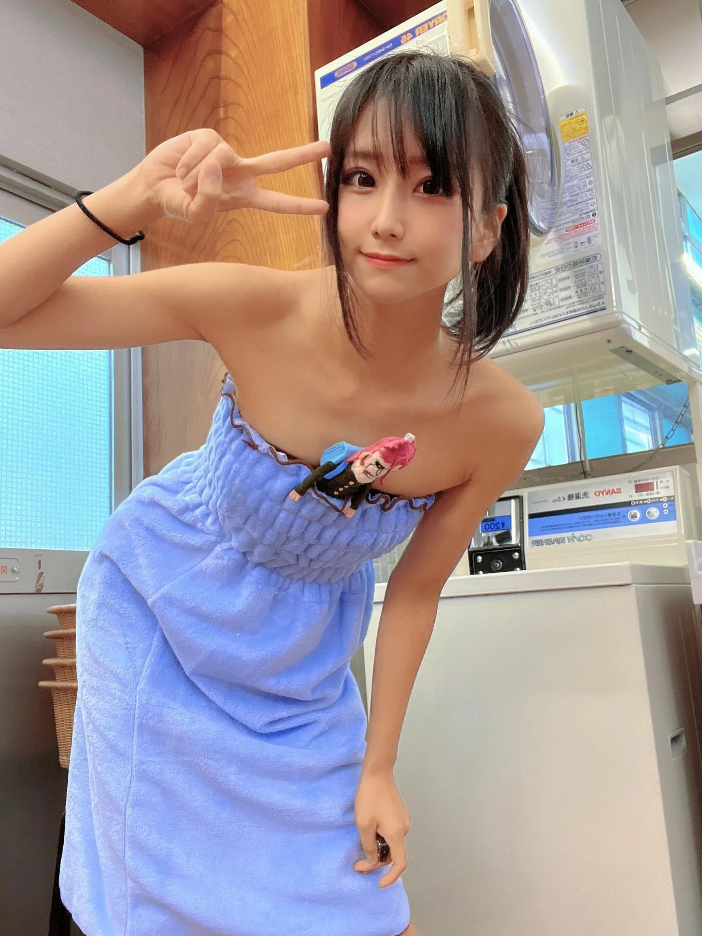 柳丸 – NO.14 [Fantia] 2022年10月写真合集(15期)-2022-11-11 銭湯でタオル巻き柳丸♨️ [33P]插图6
