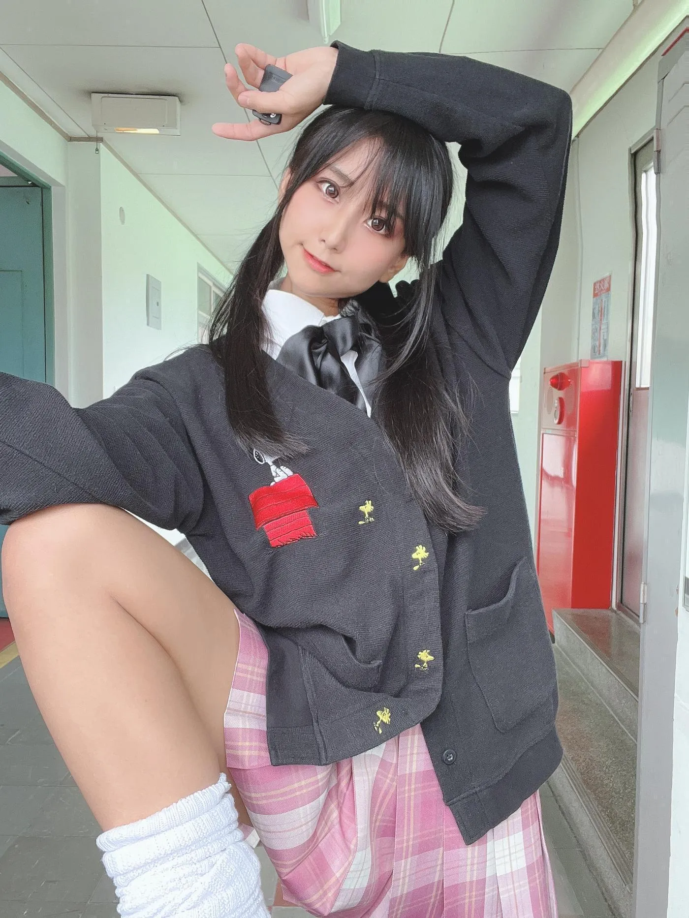 柳丸 – NO.14 [Fantia] 2022年10月写真合集(15期)-2022-11-17 見えそうで見えなくて見える学校のヮィ [69P]插图