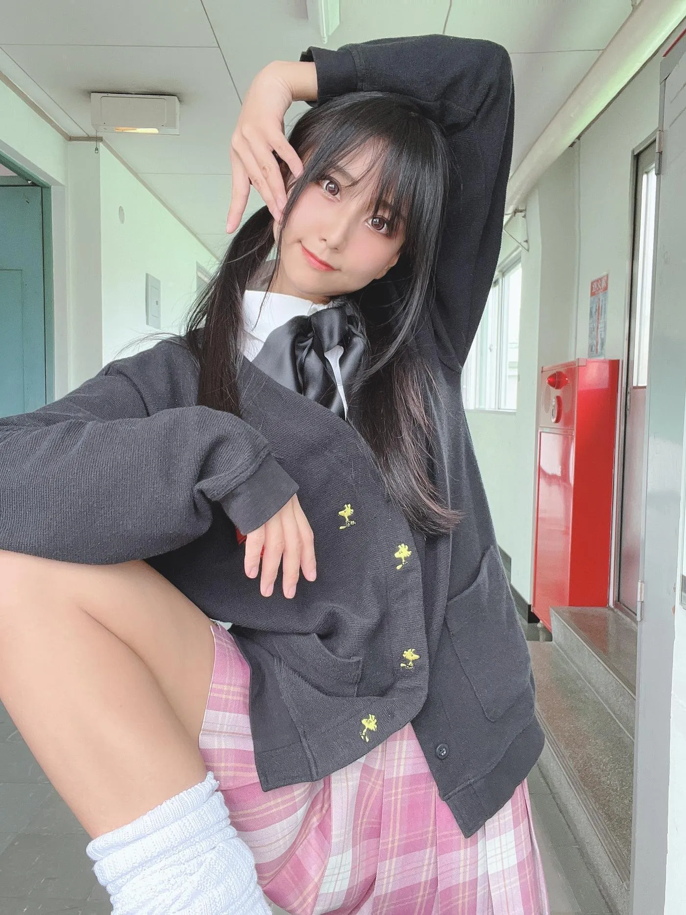 柳丸 – NO.14 [Fantia] 2022年10月写真合集(15期)-2022-11-17 見えそうで見えなくて見える学校のヮィ [69P]插图1