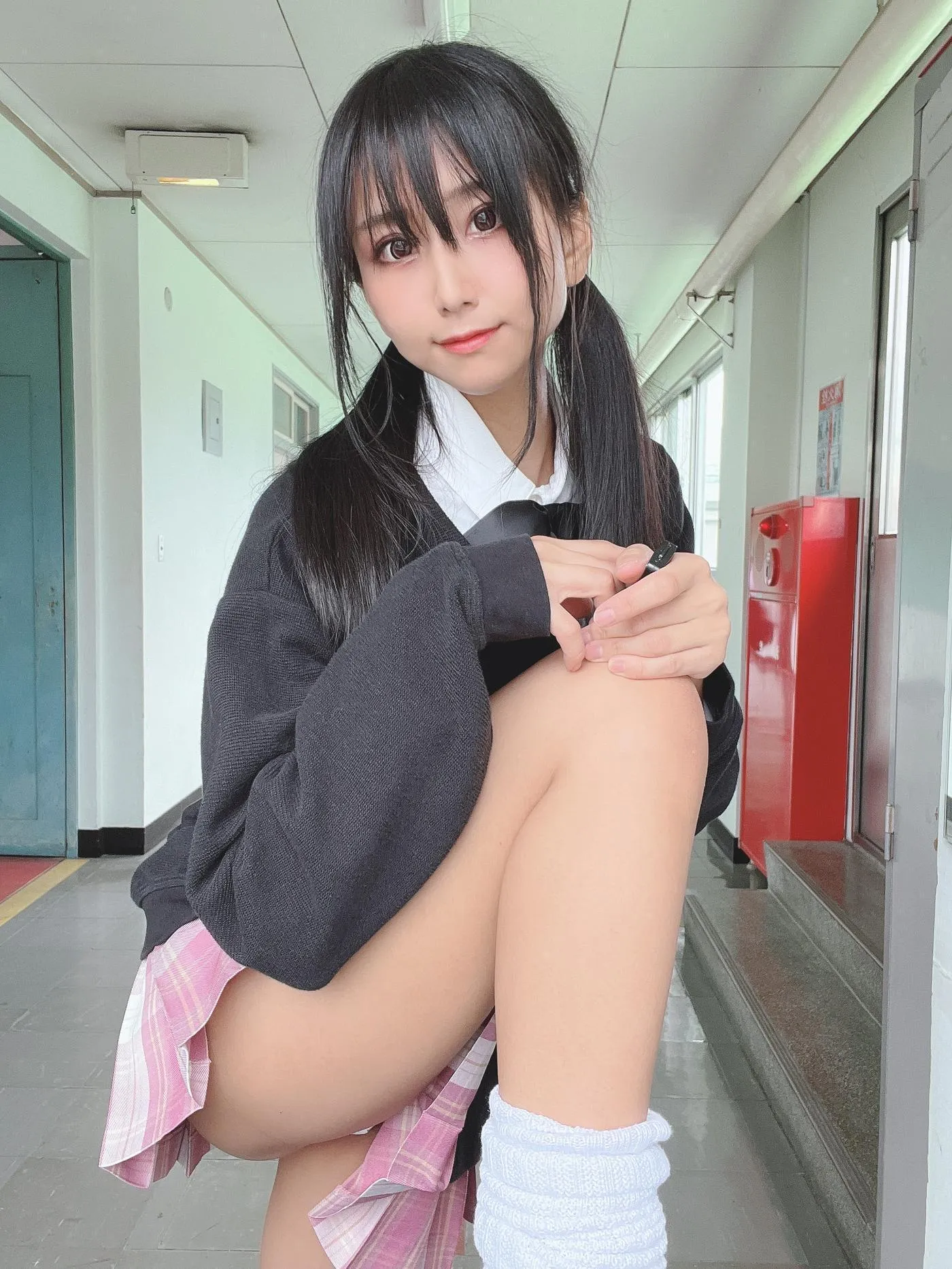 柳丸 – NO.14 [Fantia] 2022年10月写真合集(15期)-2022-11-17 見えそうで見えなくて見える学校のヮィ [69P]插图7