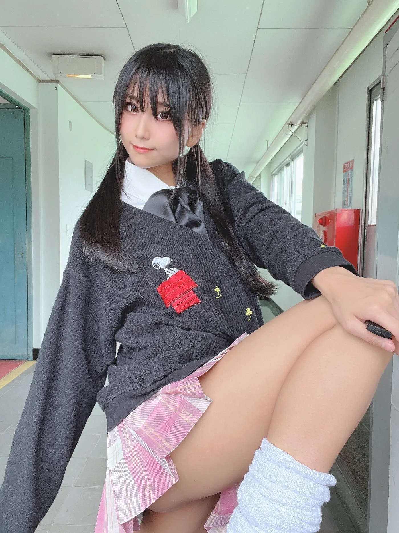 柳丸 – NO.14 [Fantia] 2022年10月写真合集(15期)-2022-11-17 見えそうで見えなくて見える学校のヮィ [69P]插图8