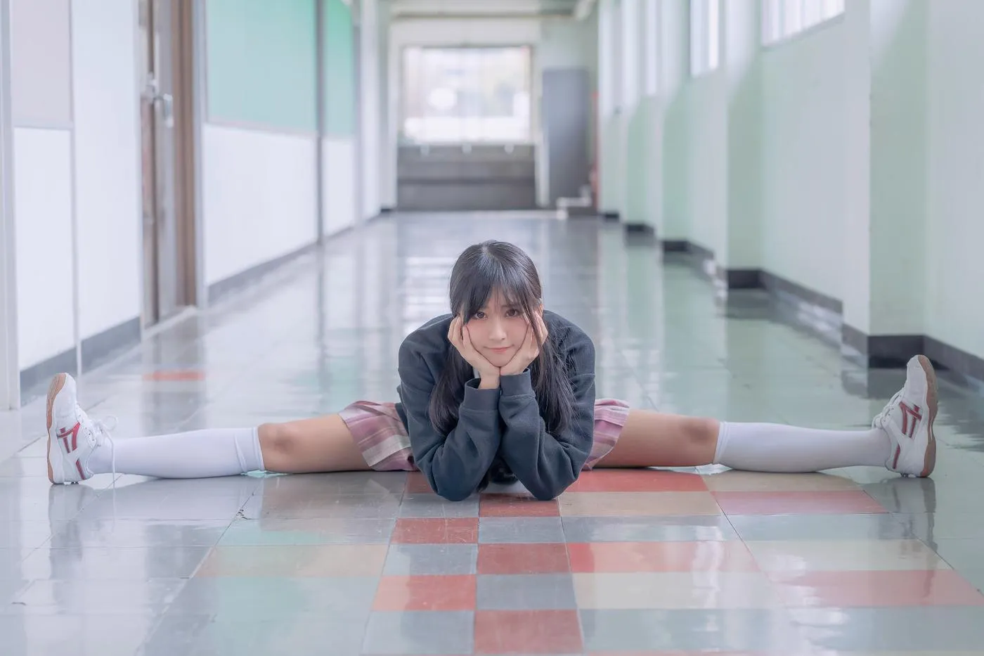 柳丸 – NO.14 [Fantia] 2022年10月写真合集(15期)-2022-11-17 見えそうで見えなくて見える学校のヮィ [69P]插图4