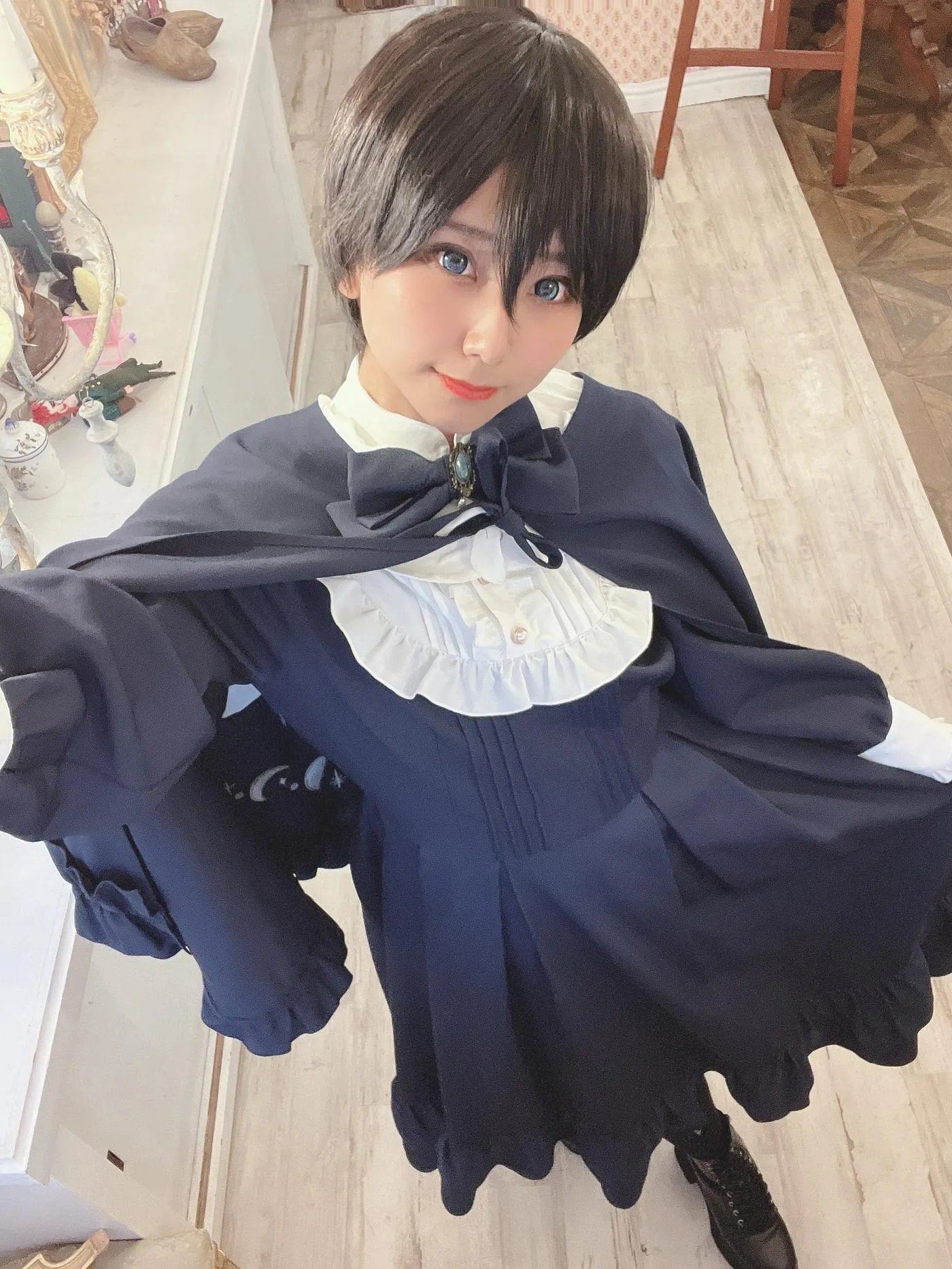柳丸 – NO.15 [Fantia] 2022年12月写真合集(10期)-2022-12-03 年賀状企画㊗とショートカットのヮィ② [65P]插图5