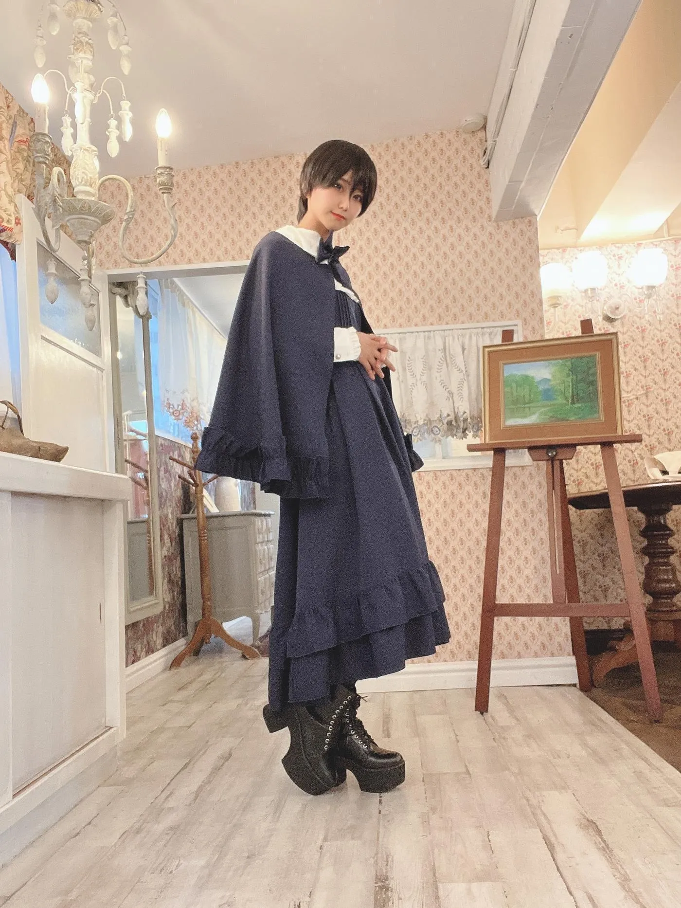 柳丸 – NO.15 [Fantia] 2022年12月写真合集(10期)-2022-12-03 年賀状企画㊗とショートカットのヮィ② [65P]插图
