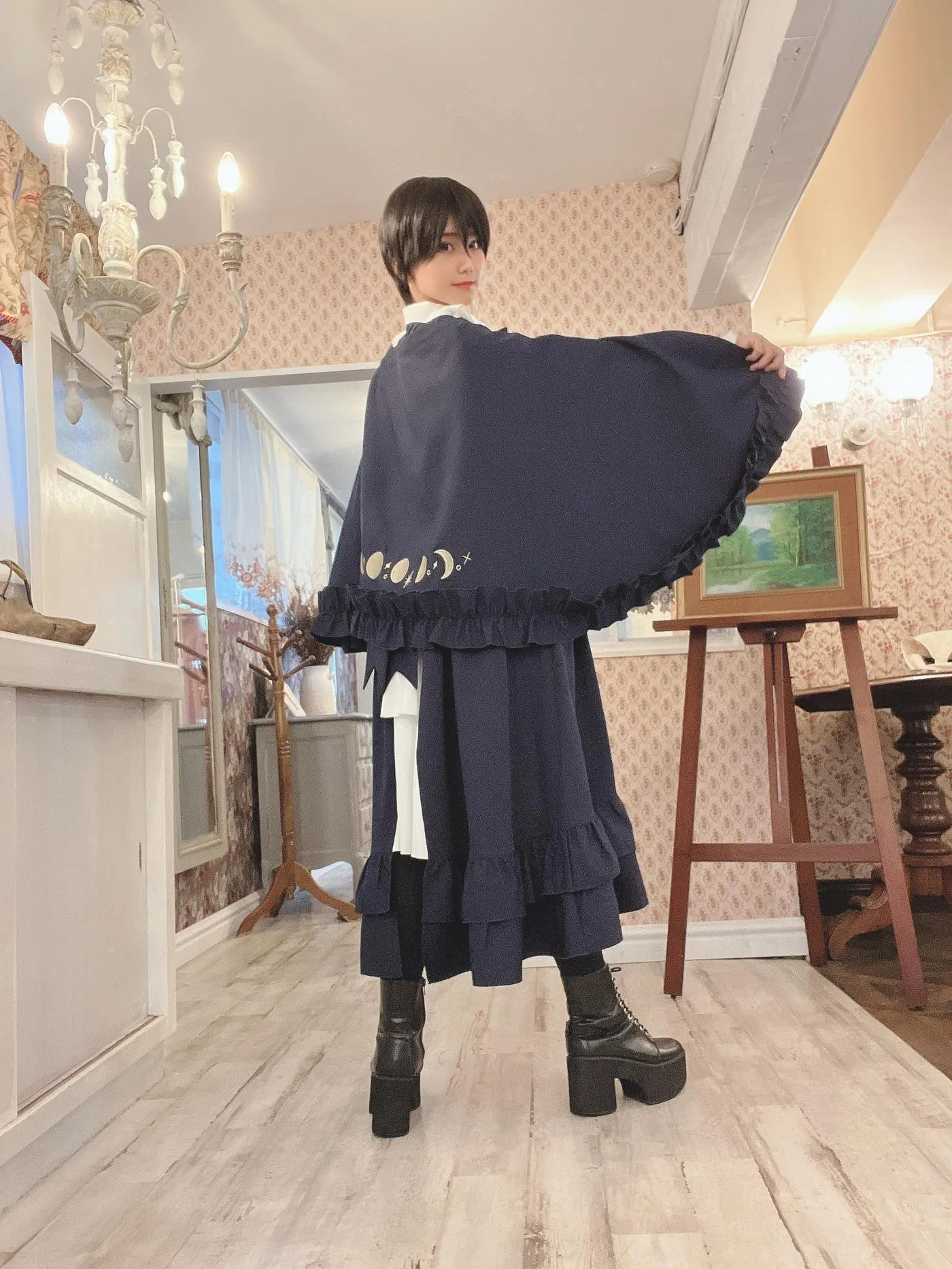 柳丸 – NO.15 [Fantia] 2022年12月写真合集(10期)-2022-12-03 年賀状企画㊗とショートカットのヮィ② [65P]插图1