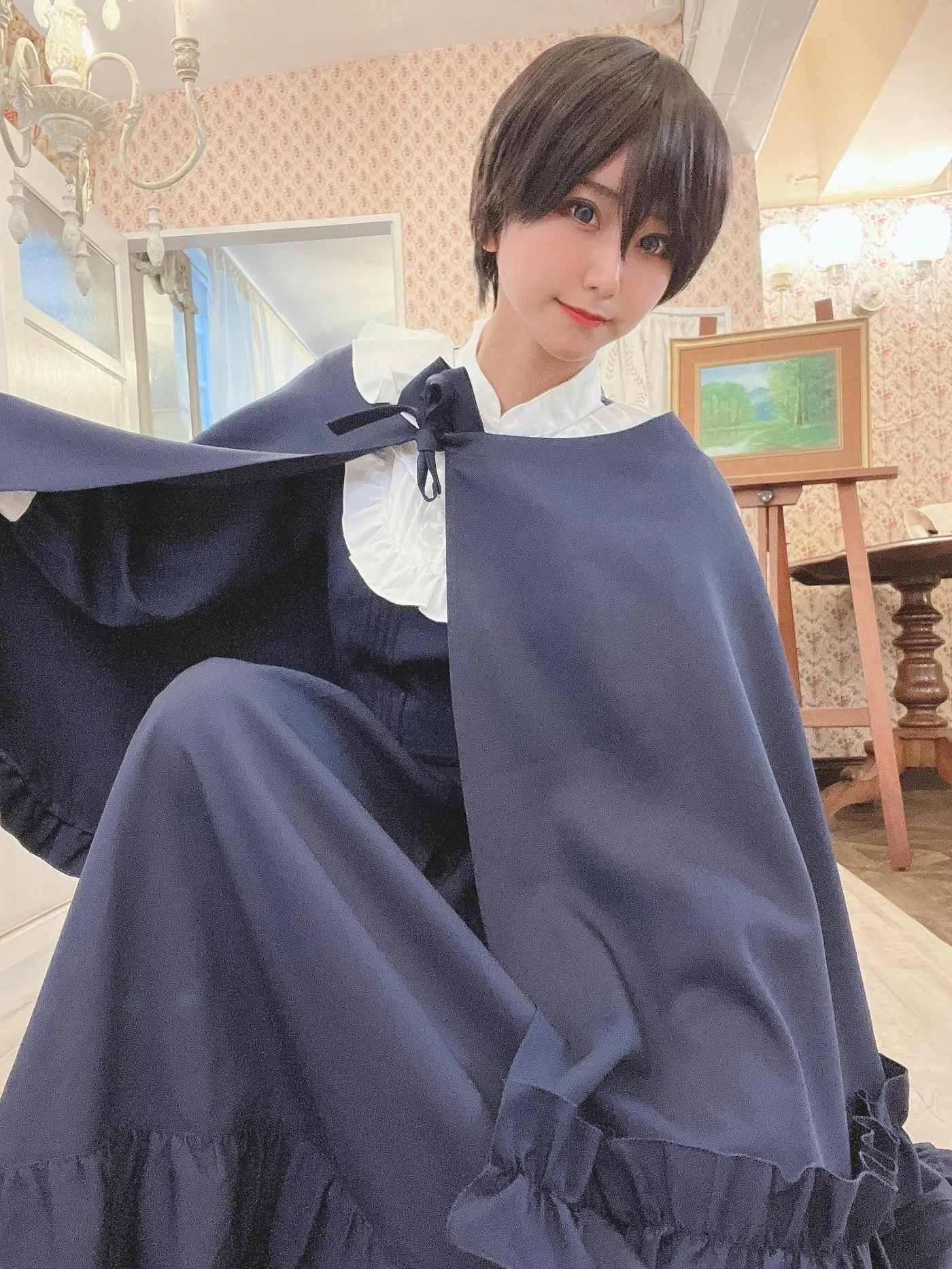 柳丸 – NO.15 [Fantia] 2022年12月写真合集(10期)-2022-12-03 年賀状企画㊗とショートカットのヮィ② [65P]插图2