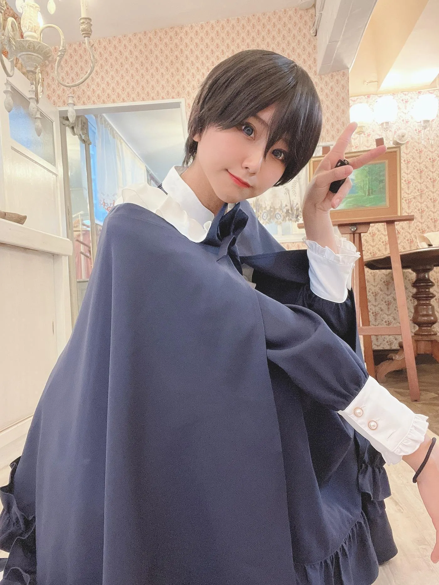 柳丸 – NO.15 [Fantia] 2022年12月写真合集(10期)-2022-12-03 年賀状企画㊗とショートカットのヮィ② [65P]插图4