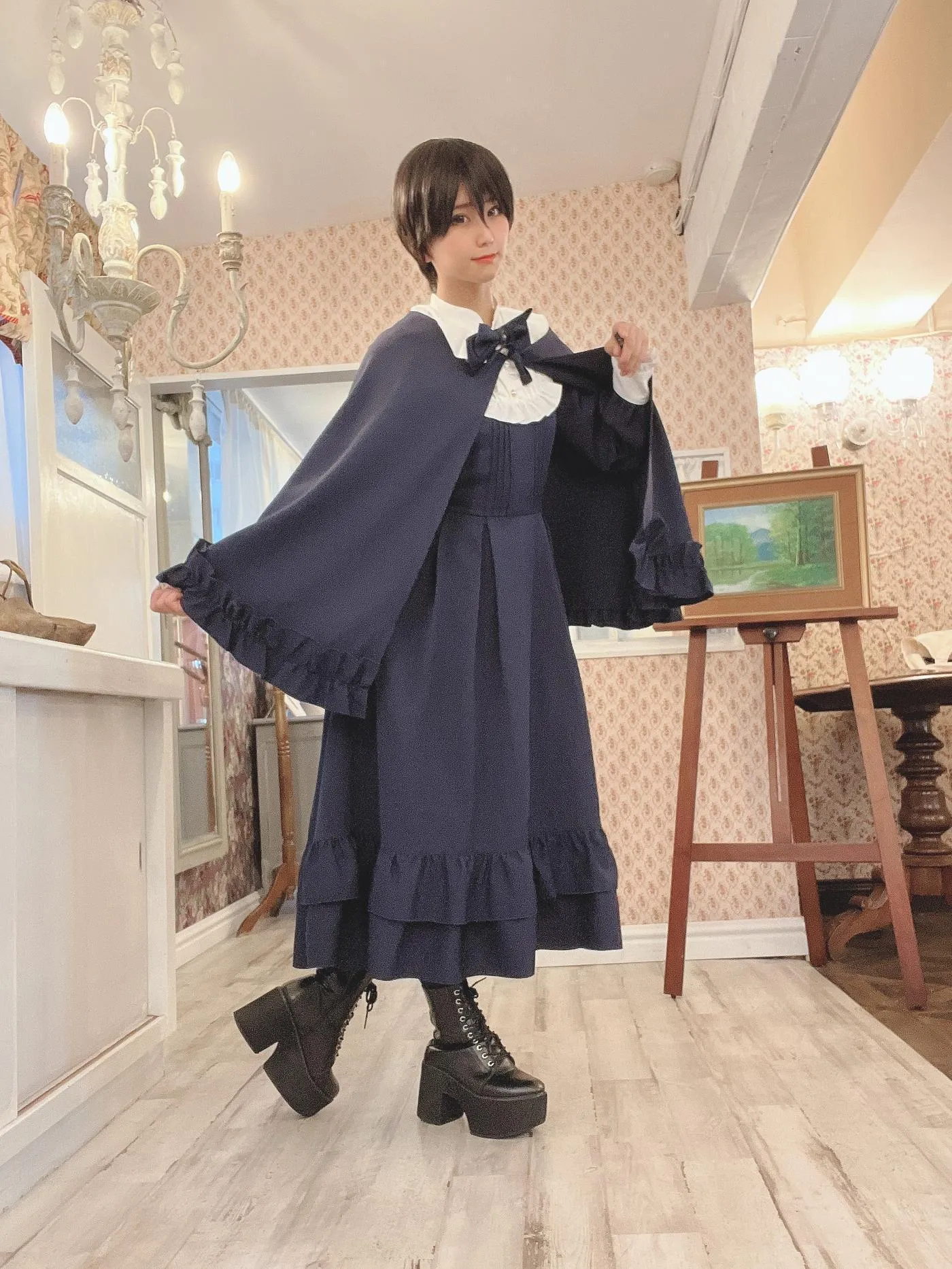 柳丸 – NO.15 [Fantia] 2022年12月写真合集(10期)-2022-12-03 年賀状企画㊗とショートカットのヮィ② [65P]插图8
