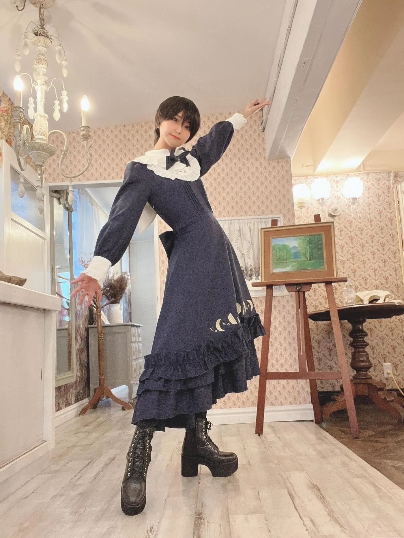 柳丸 – NO.15 [Fantia] 2022年12月写真合集(10期)-2022-12-03 年賀状企画㊗とショートカットのヮィ② [65P]插图
