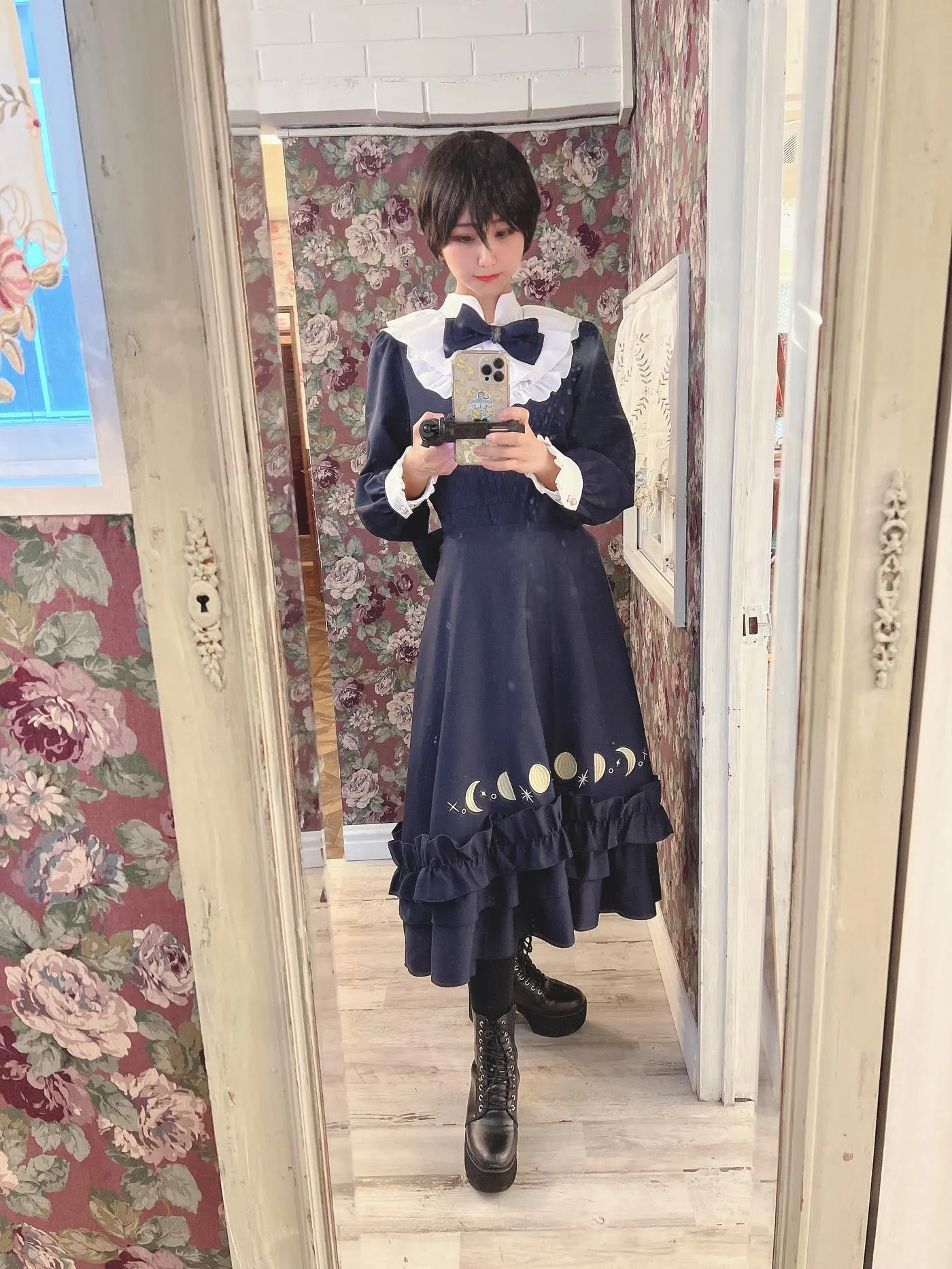 柳丸 – NO.15 [Fantia] 2022年12月写真合集(10期)-2022-12-03 年賀状企画㊗とショートカットのヮィ② [65P]插图3