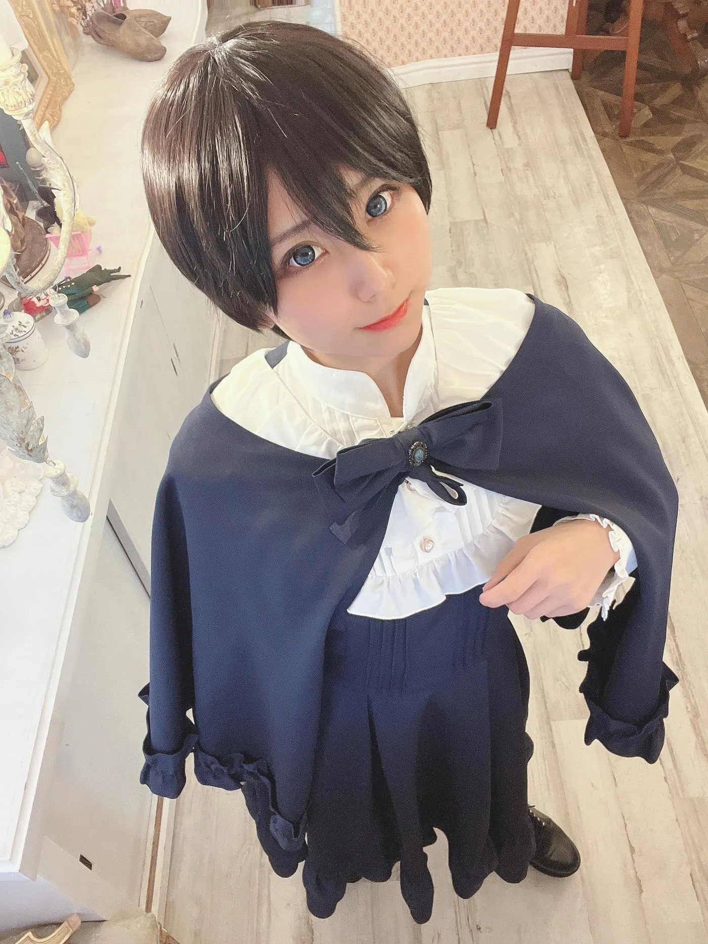 柳丸 – NO.15 [Fantia] 2022年12月写真合集(10期)-2022-12-03 年賀状企画㊗とショートカットのヮィ② [65P]插图5