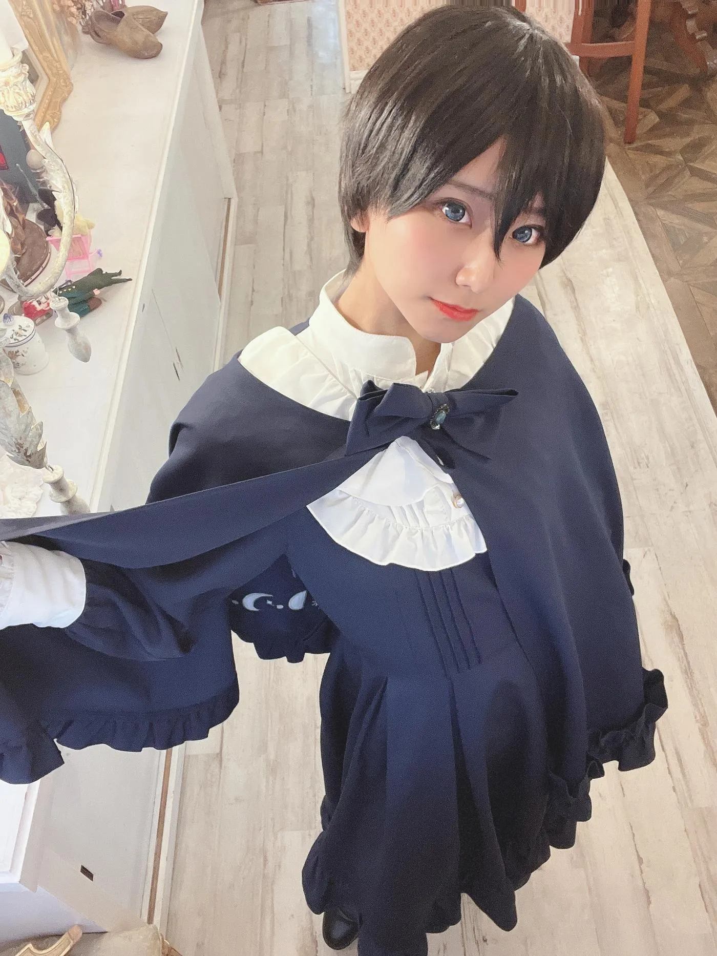 柳丸 – NO.15 [Fantia] 2022年12月写真合集(10期)-2022-12-03 年賀状企画㊗とショートカットのヮィ② [65P]插图4