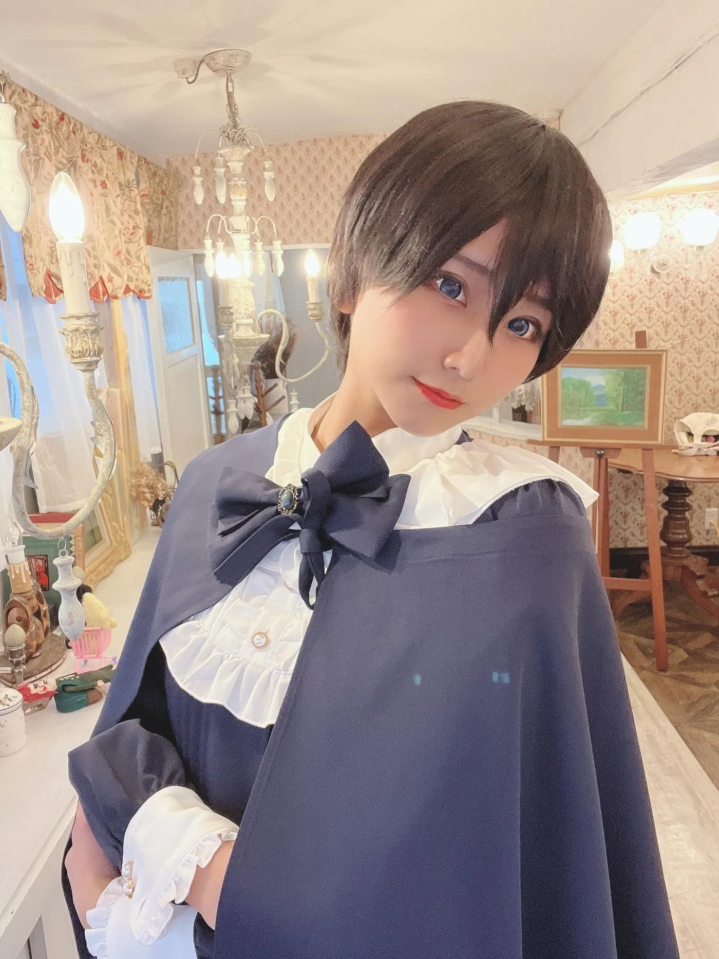 柳丸 – NO.15 [Fantia] 2022年12月写真合集(10期)-2022-12-03 年賀状企画㊗とショートカットのヮィ② [65P]插图5