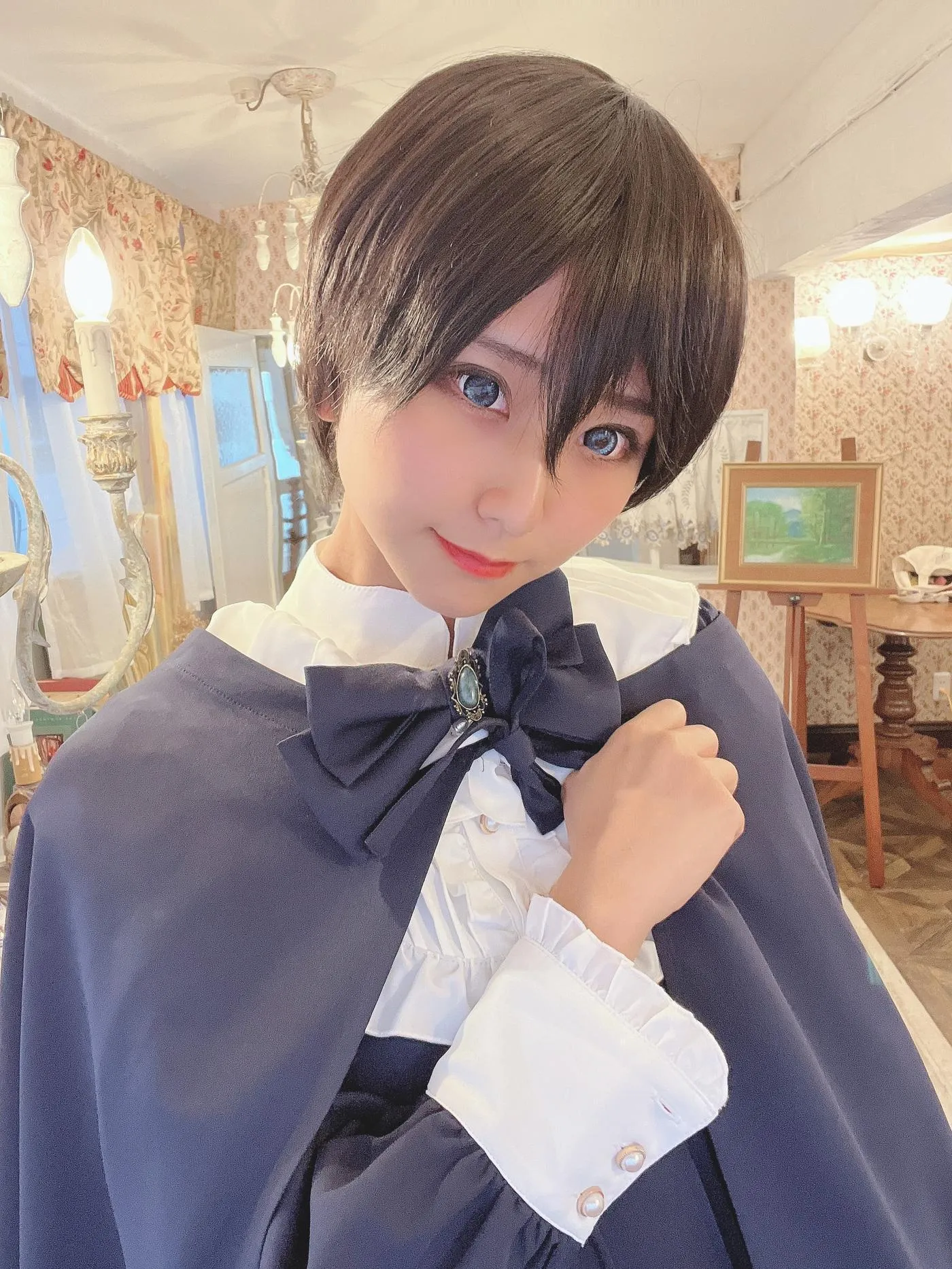 柳丸 – NO.15 [Fantia] 2022年12月写真合集(10期)-2022-12-03 年賀状企画㊗とショートカットのヮィ② [65P]插图