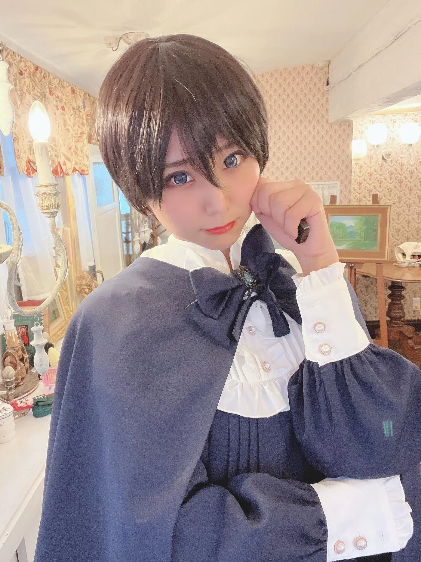柳丸 – NO.15 [Fantia] 2022年12月写真合集(10期)-2022-12-03 年賀状企画㊗とショートカットのヮィ② [65P]插图5