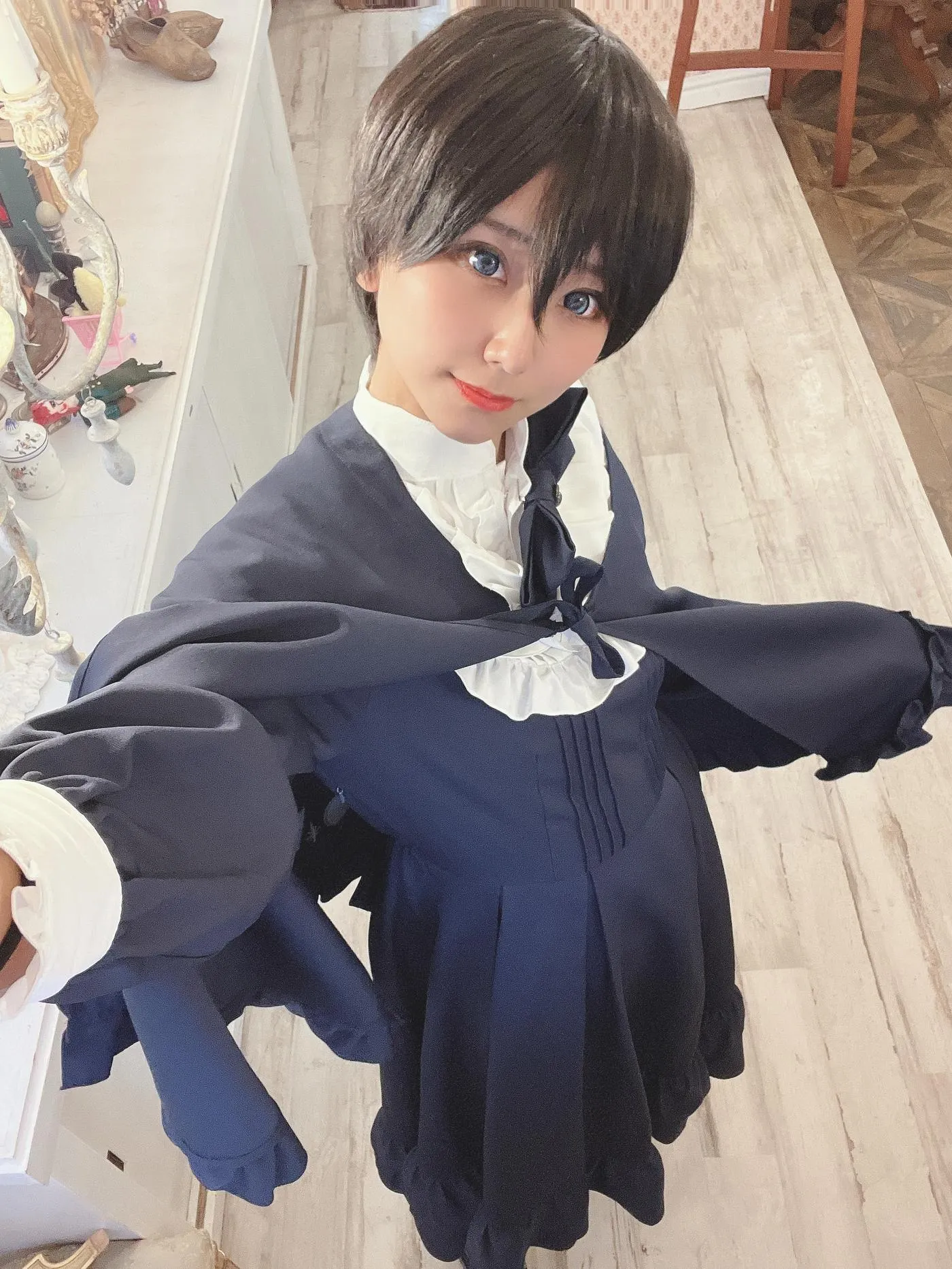 柳丸 – NO.15 [Fantia] 2022年12月写真合集(10期)-2022-12-03 年賀状企画㊗とショートカットのヮィ② [65P]插图6