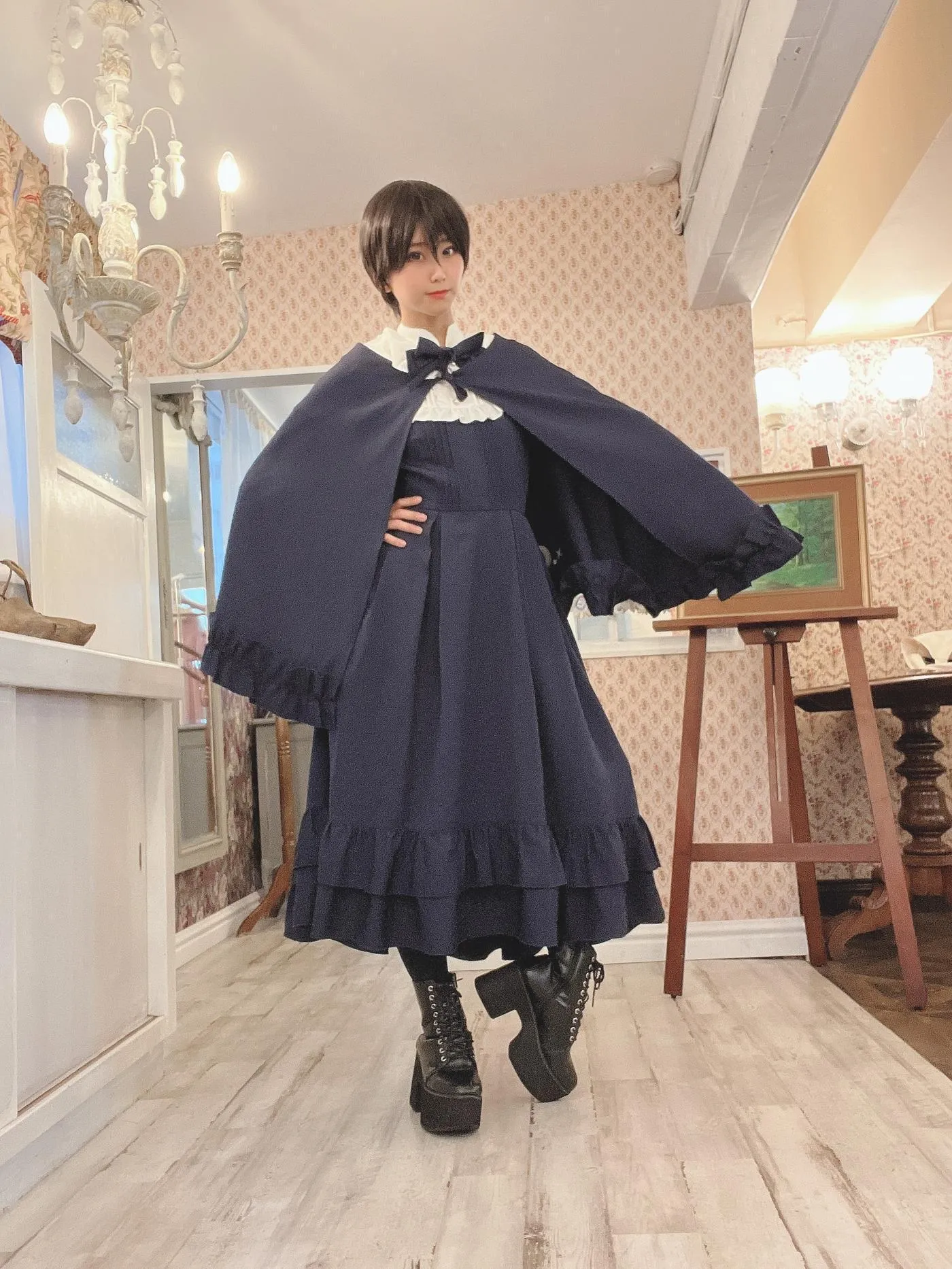 柳丸 – NO.15 [Fantia] 2022年12月写真合集(10期)-2022-12-03 年賀状企画㊗とショートカットのヮィ② [65P]插图