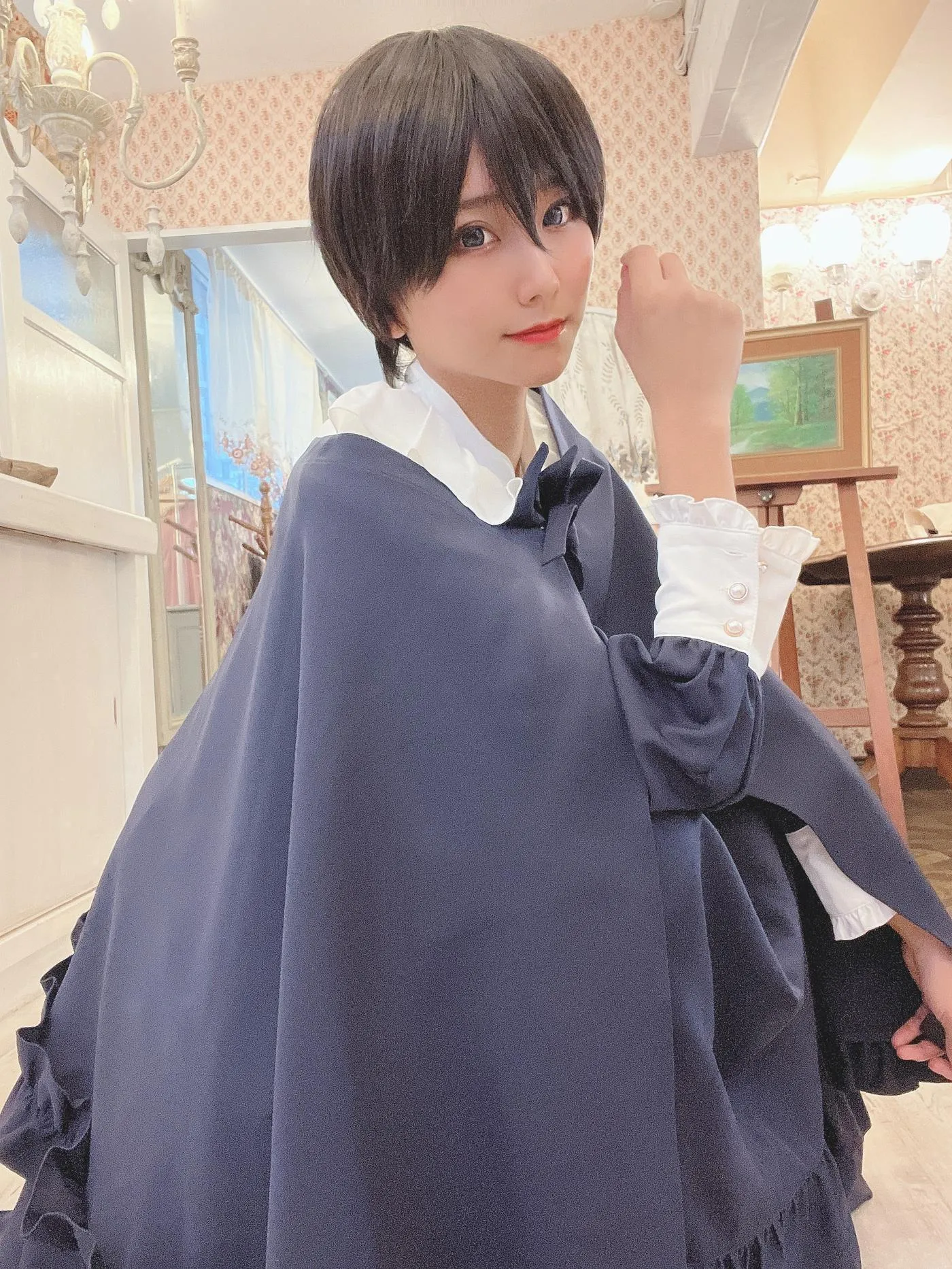 柳丸 – NO.15 [Fantia] 2022年12月写真合集(10期)-2022-12-03 年賀状企画㊗とショートカットのヮィ② [65P]插图2