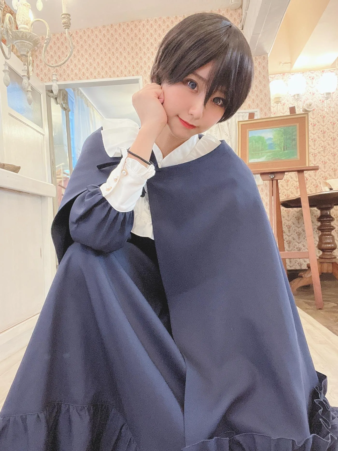 柳丸 – NO.15 [Fantia] 2022年12月写真合集(10期)-2022-12-03 年賀状企画㊗とショートカットのヮィ② [65P]插图4