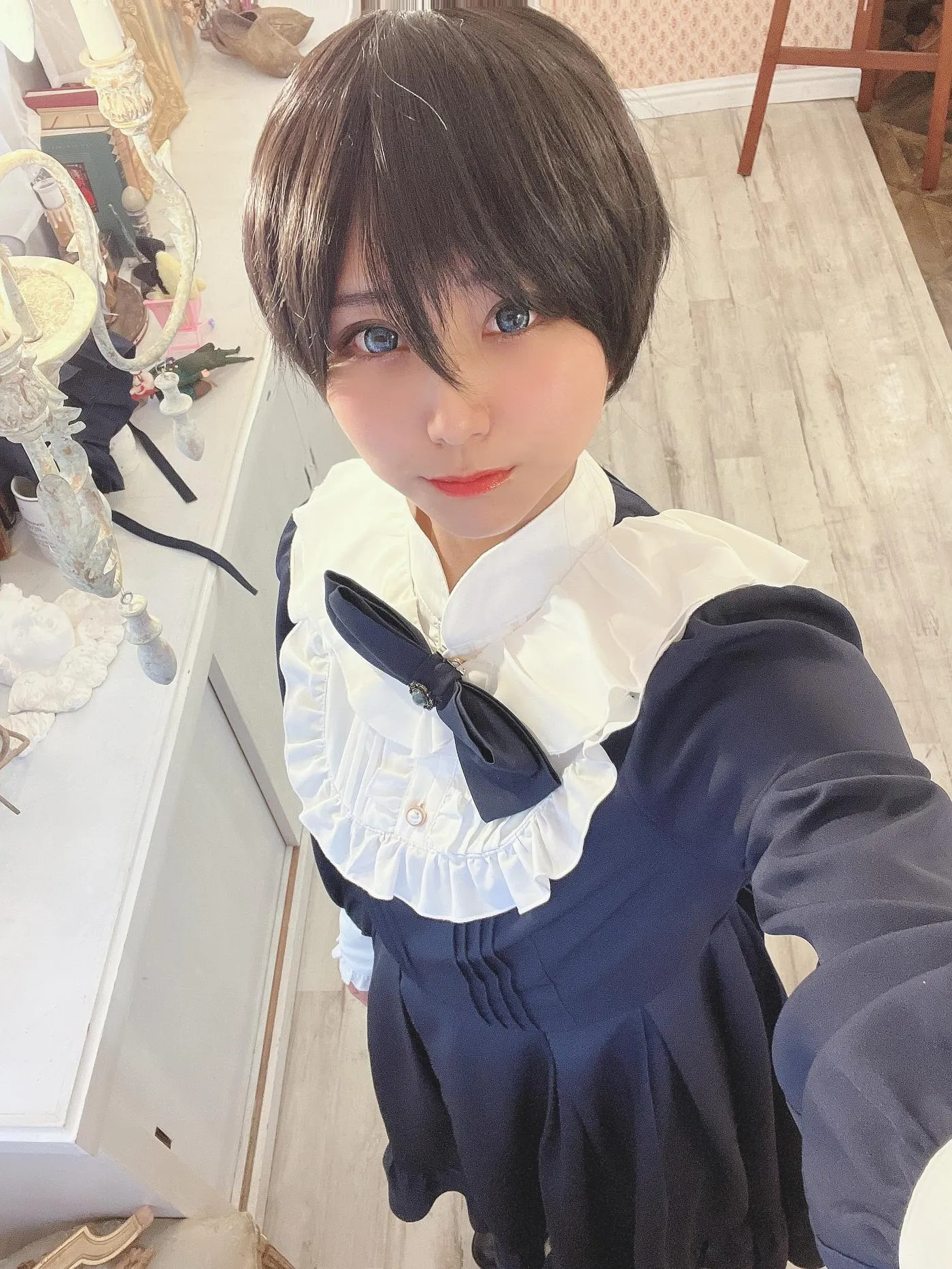 柳丸 – NO.15 [Fantia] 2022年12月写真合集(10期)-2022-12-03 年賀状企画㊗とショートカットのヮィ② [65P]插图8