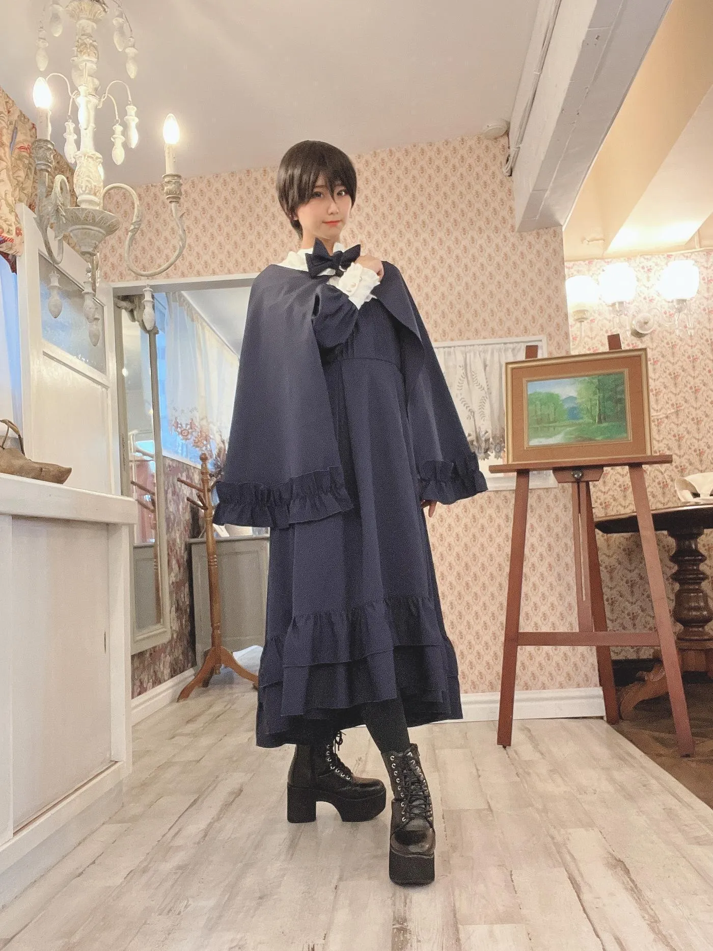 柳丸 – NO.15 [Fantia] 2022年12月写真合集(10期)-2022-12-03 年賀状企画㊗とショートカットのヮィ② [65P]插图