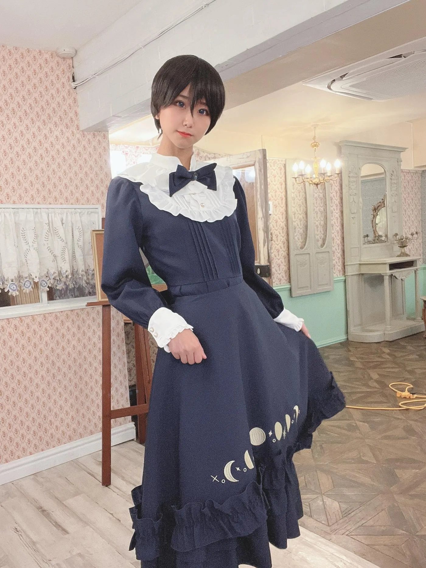 柳丸 – NO.15 [Fantia] 2022年12月写真合集(10期)-2022-12-03 年賀状企画㊗とショートカットのヮィ② [65P]插图2