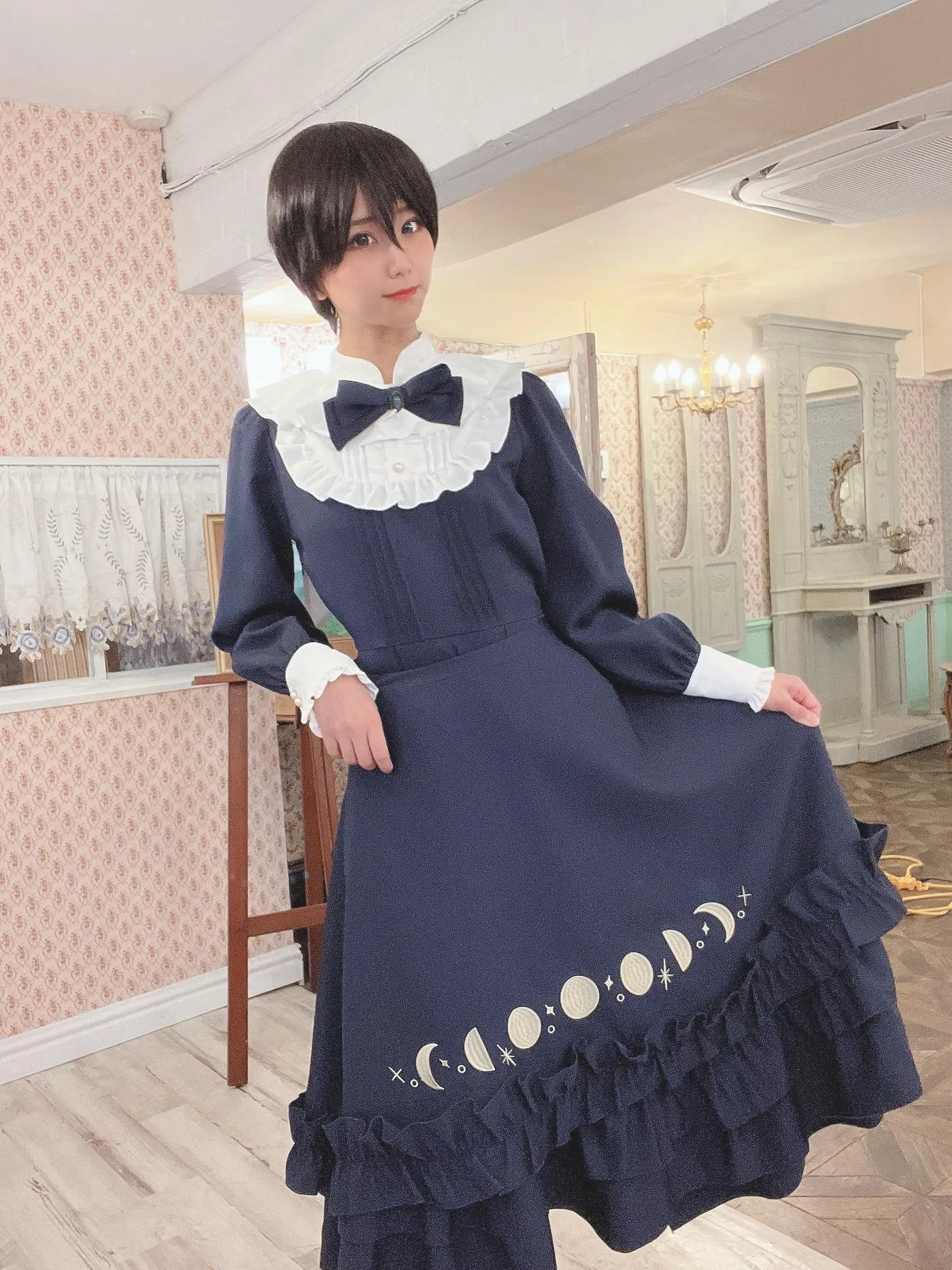 柳丸 – NO.15 [Fantia] 2022年12月写真合集(10期)-2022-12-03 年賀状企画㊗とショートカットのヮィ② [65P]插图3