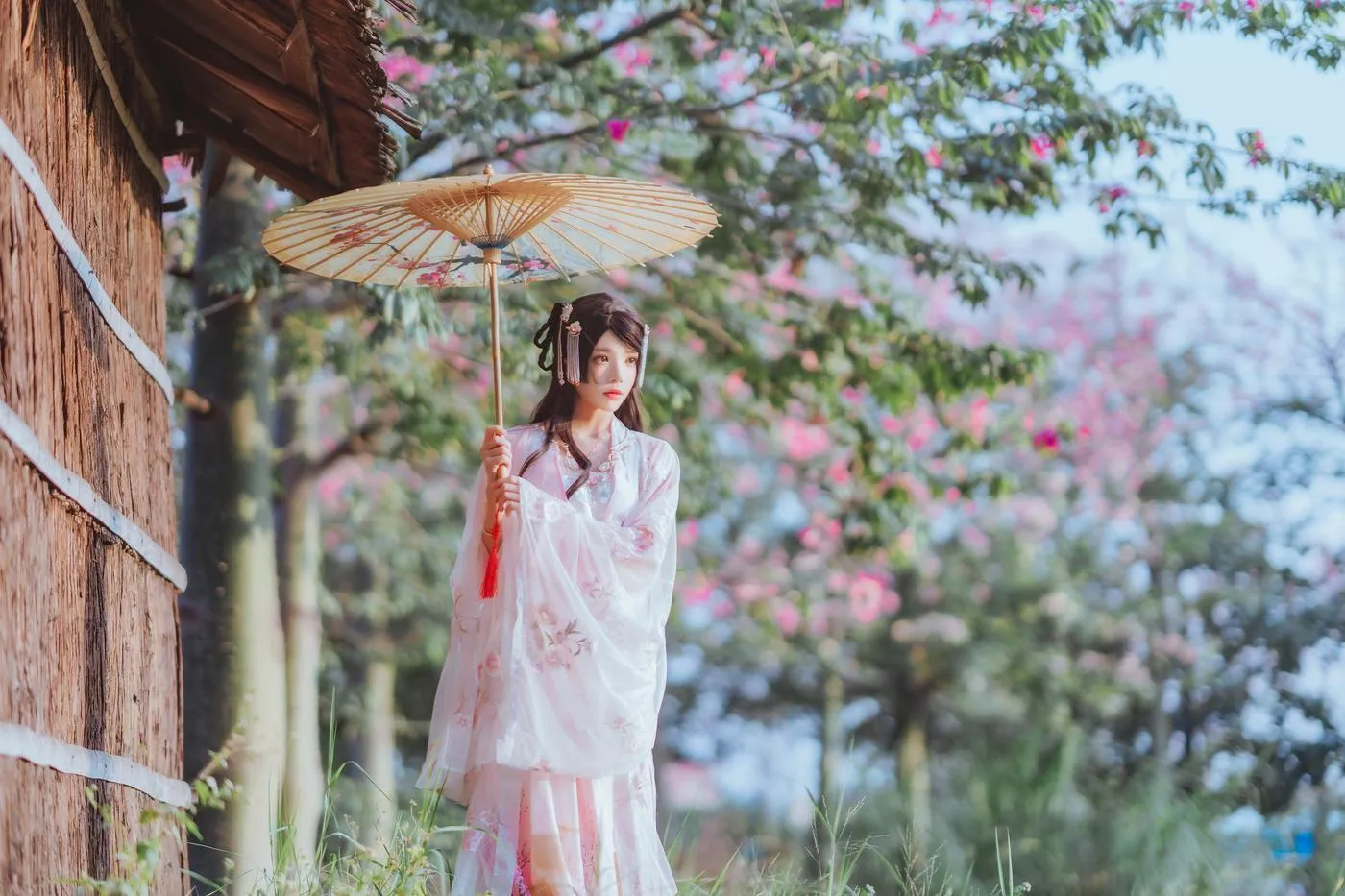 桜桃喵 – NO.100 温柔×4-桃花（15p [15P]插图