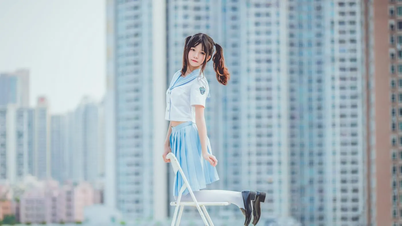 桜桃喵 – NO.101 少女×4-微风轻轻起（19P [19P]插图9