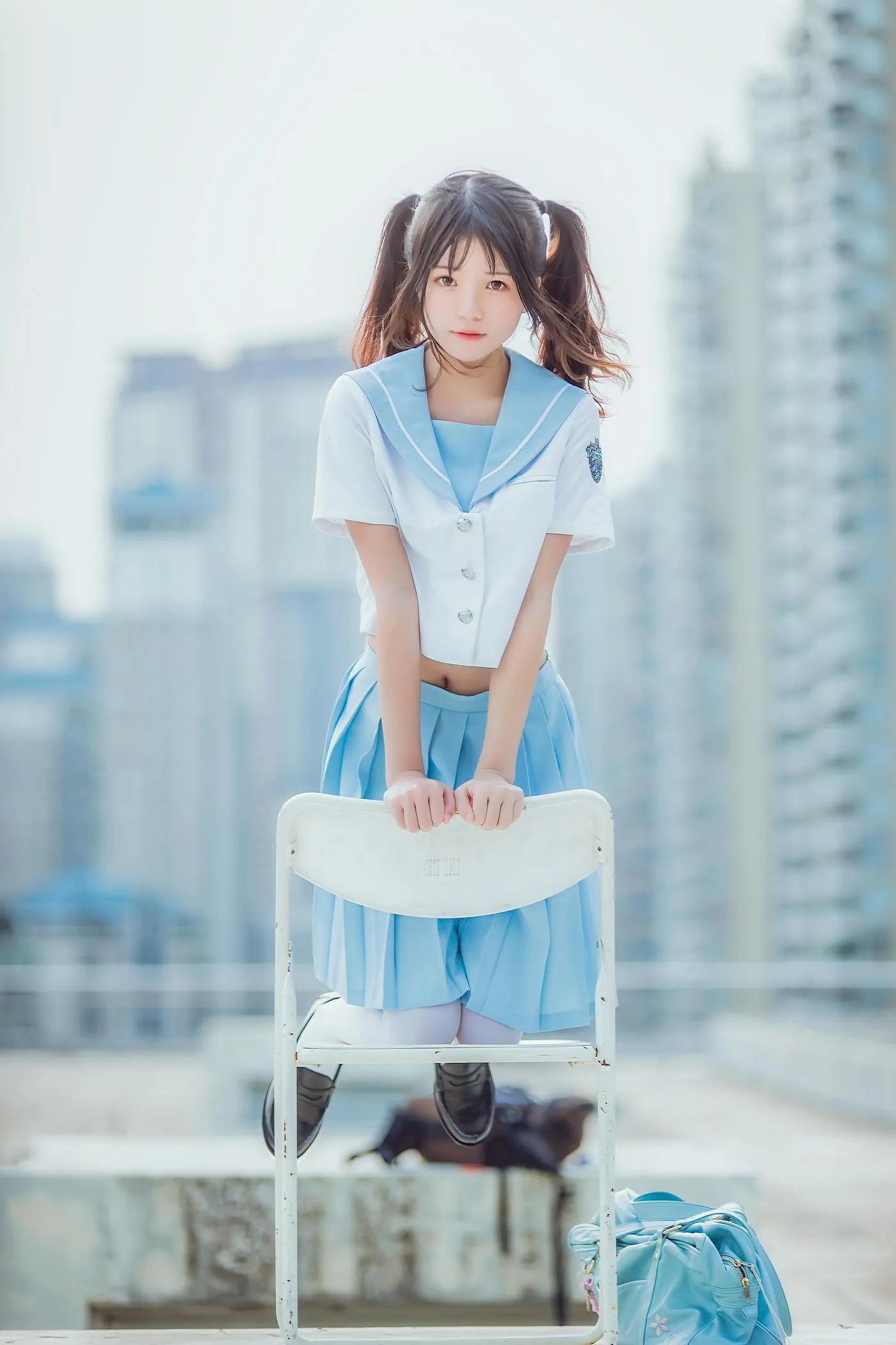 桜桃喵 – NO.101 少女×4-微风轻轻起（19P [19P]插图