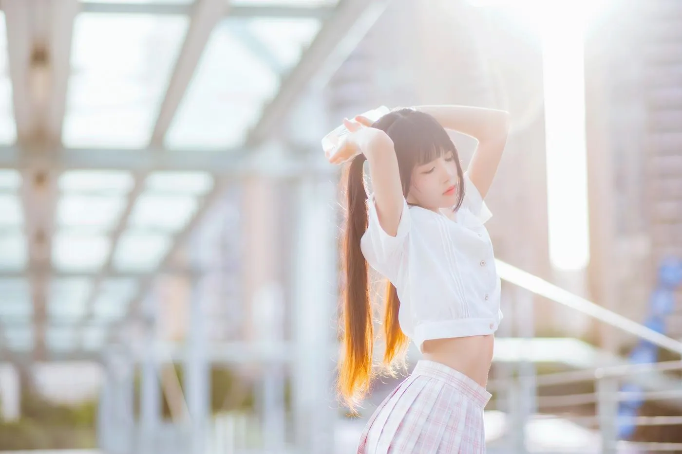 桜桃喵 – NO.101 少女×4-浅色系（23P [23P]插图9